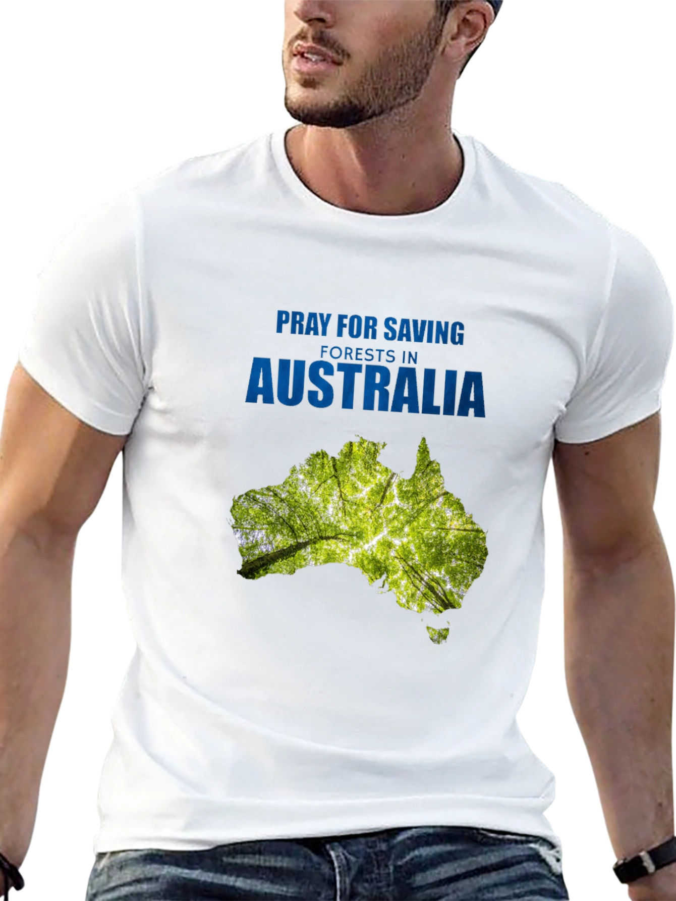 Pray for Australia Forest T-Shirt