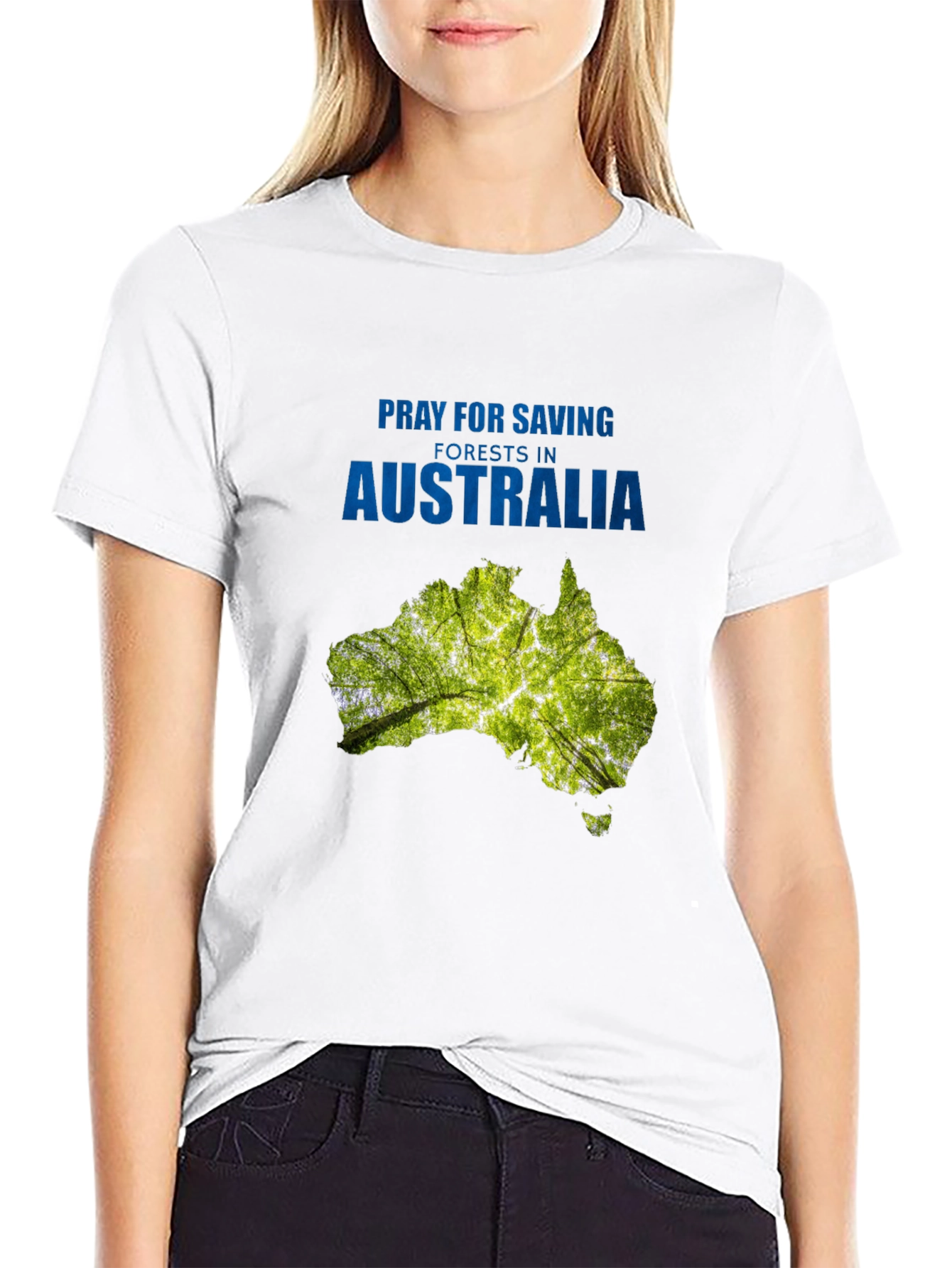 Pray for Australia Forest T-Shirt