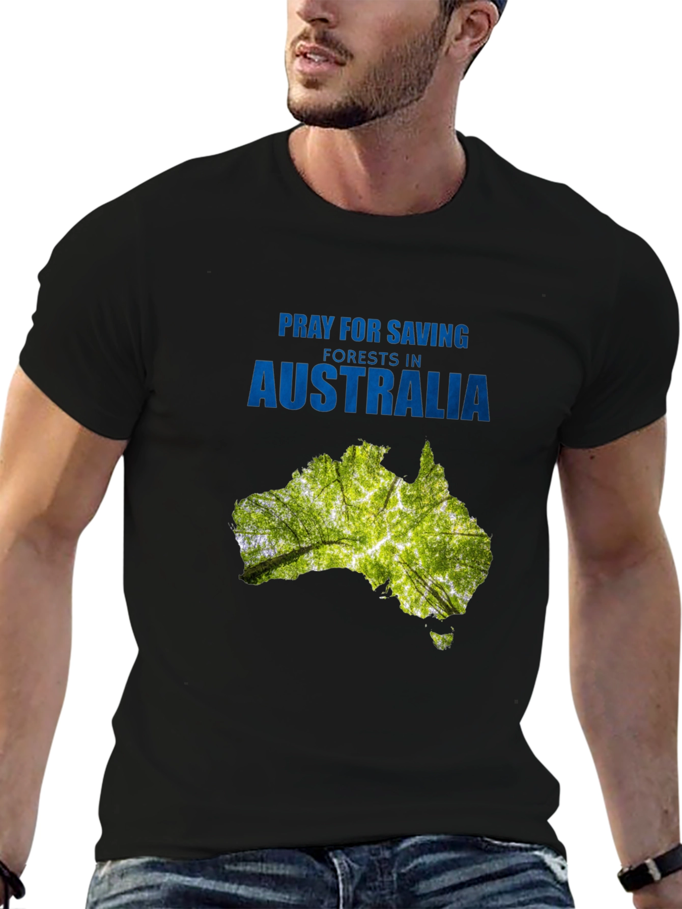 Pray for Australia Forest T-Shirt