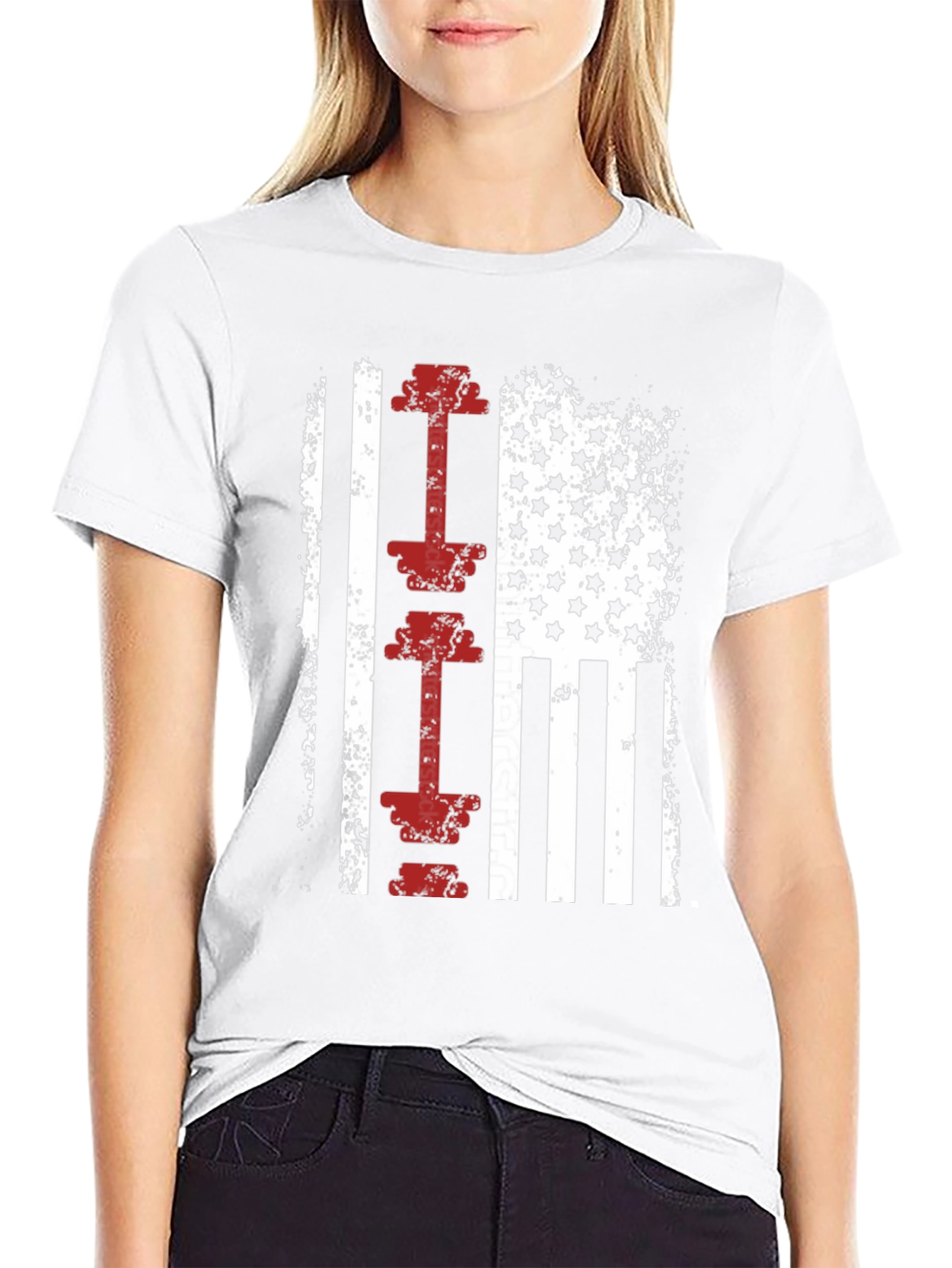 American Flag Workout T-Shirt