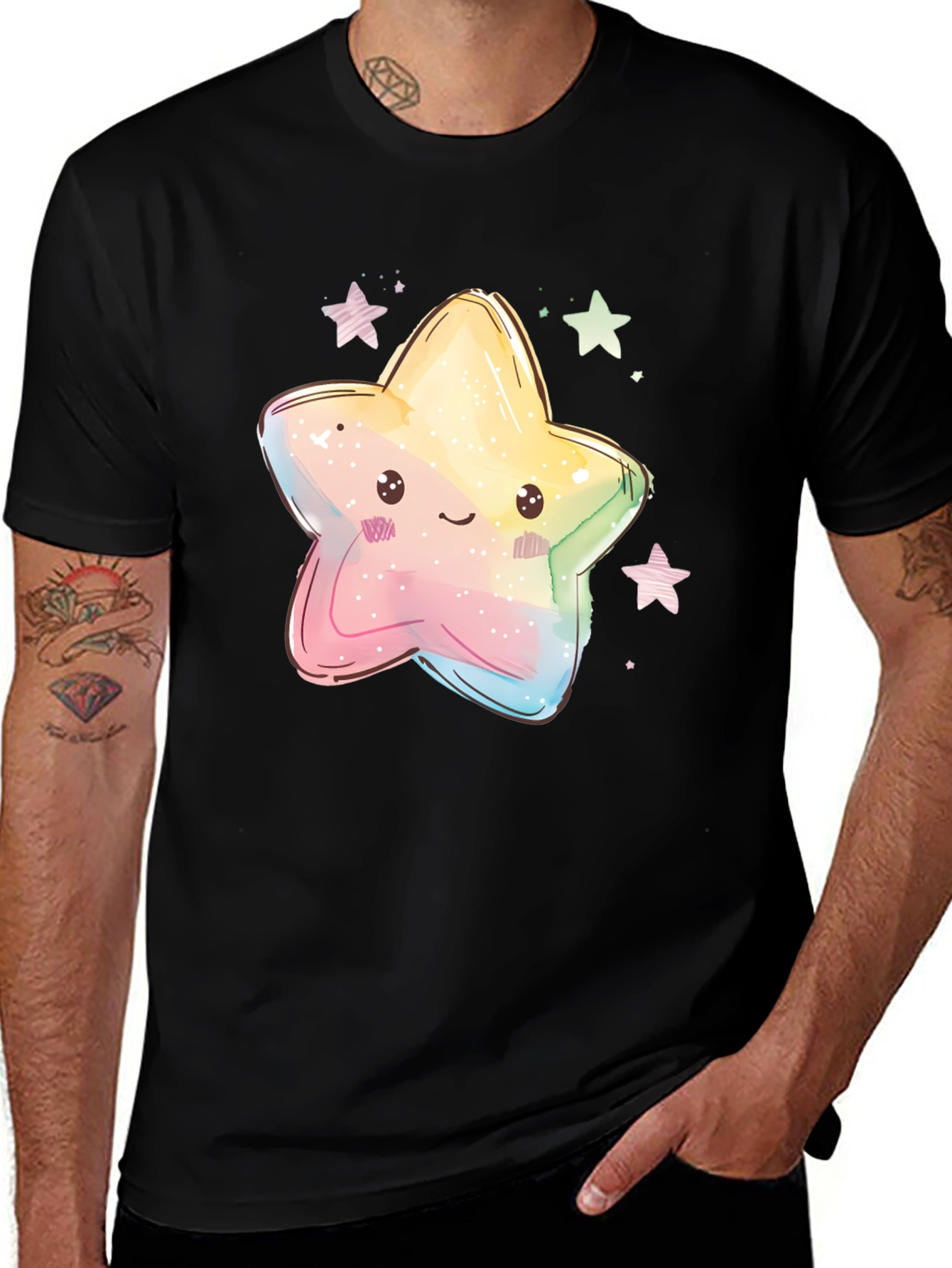 Kawaii Star Graphic Tee