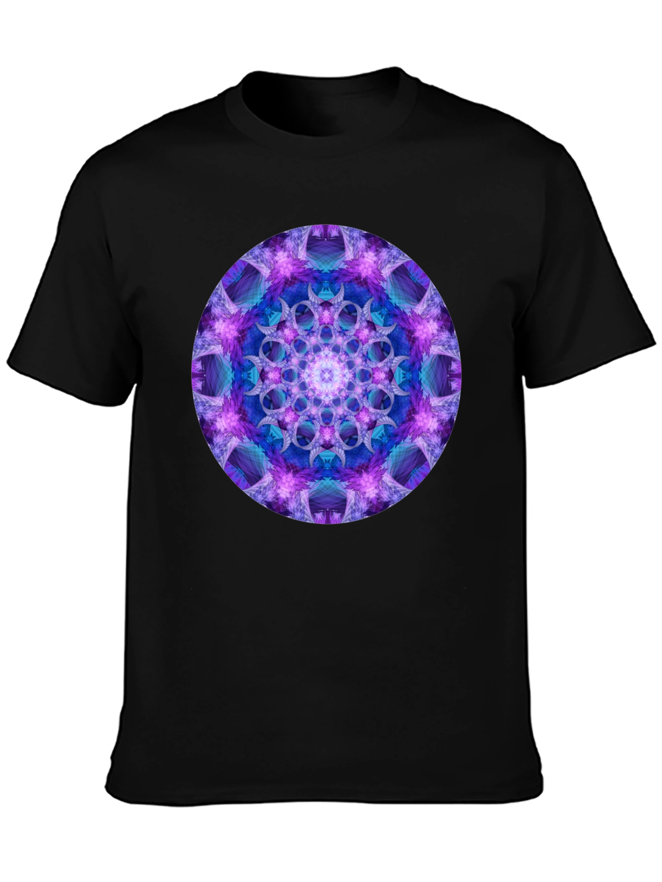 Mystic Mandala Black T-Shirt