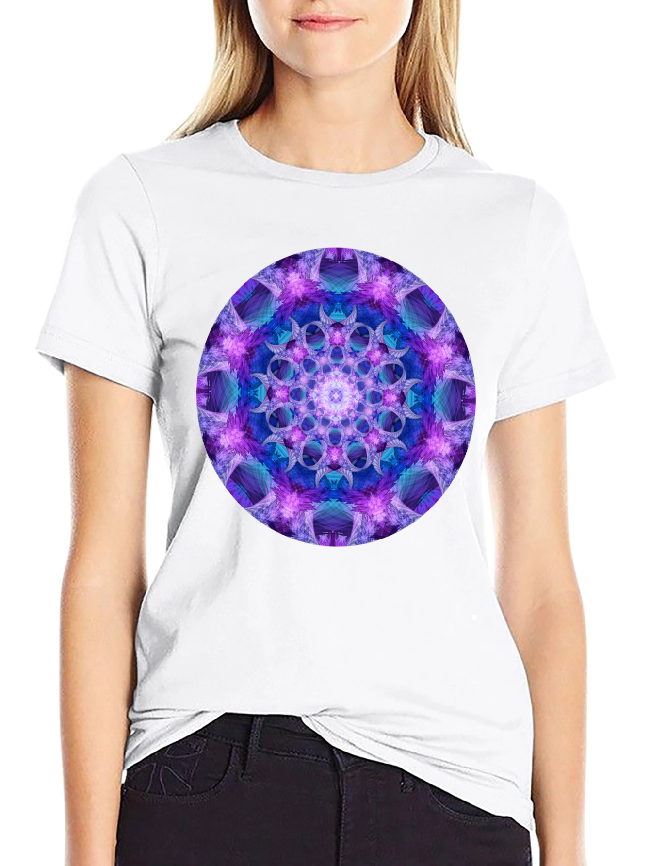 Mystic Mandala Black T-Shirt