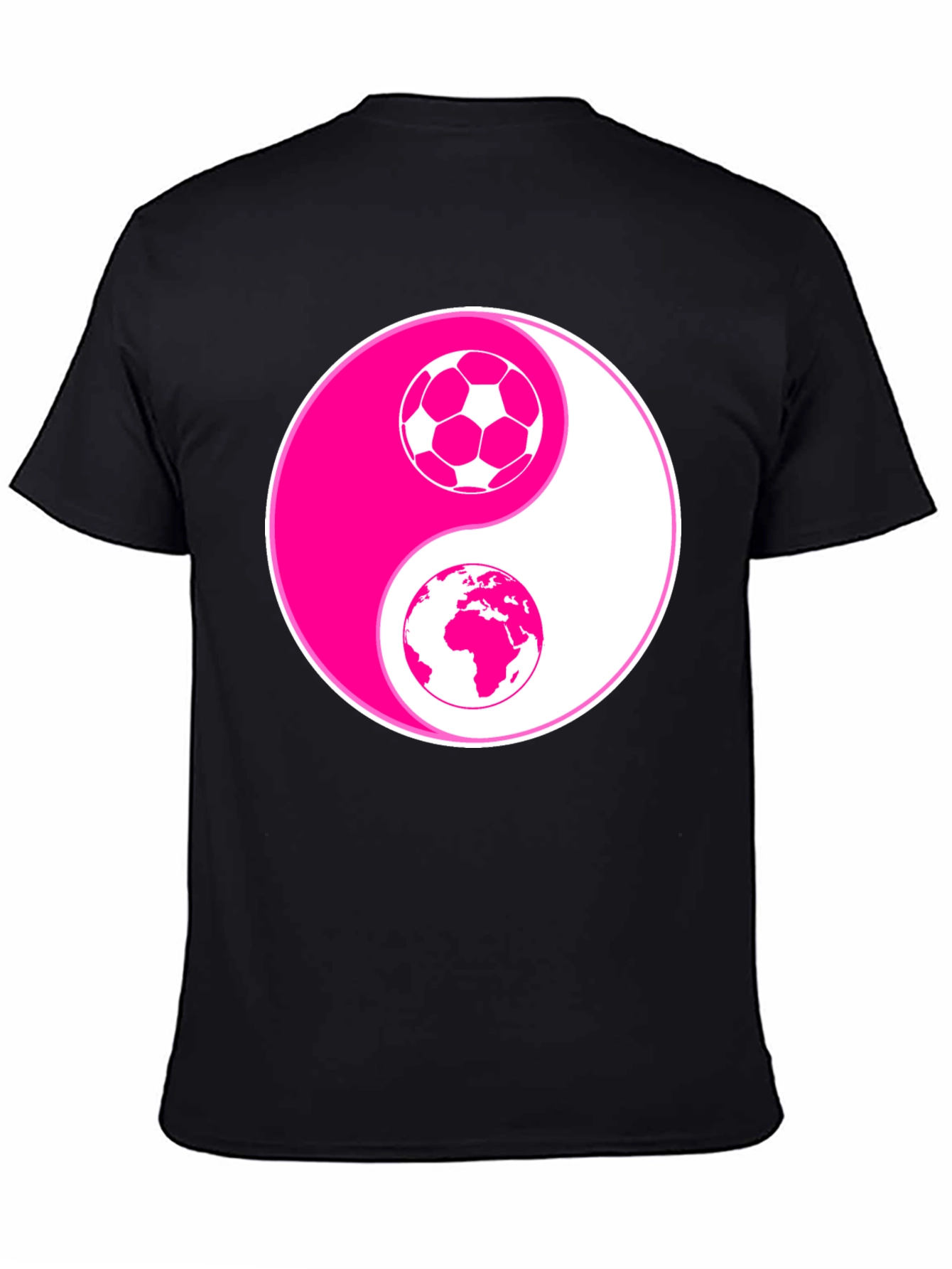 Yin Yang Soccer Earth T-Shirt