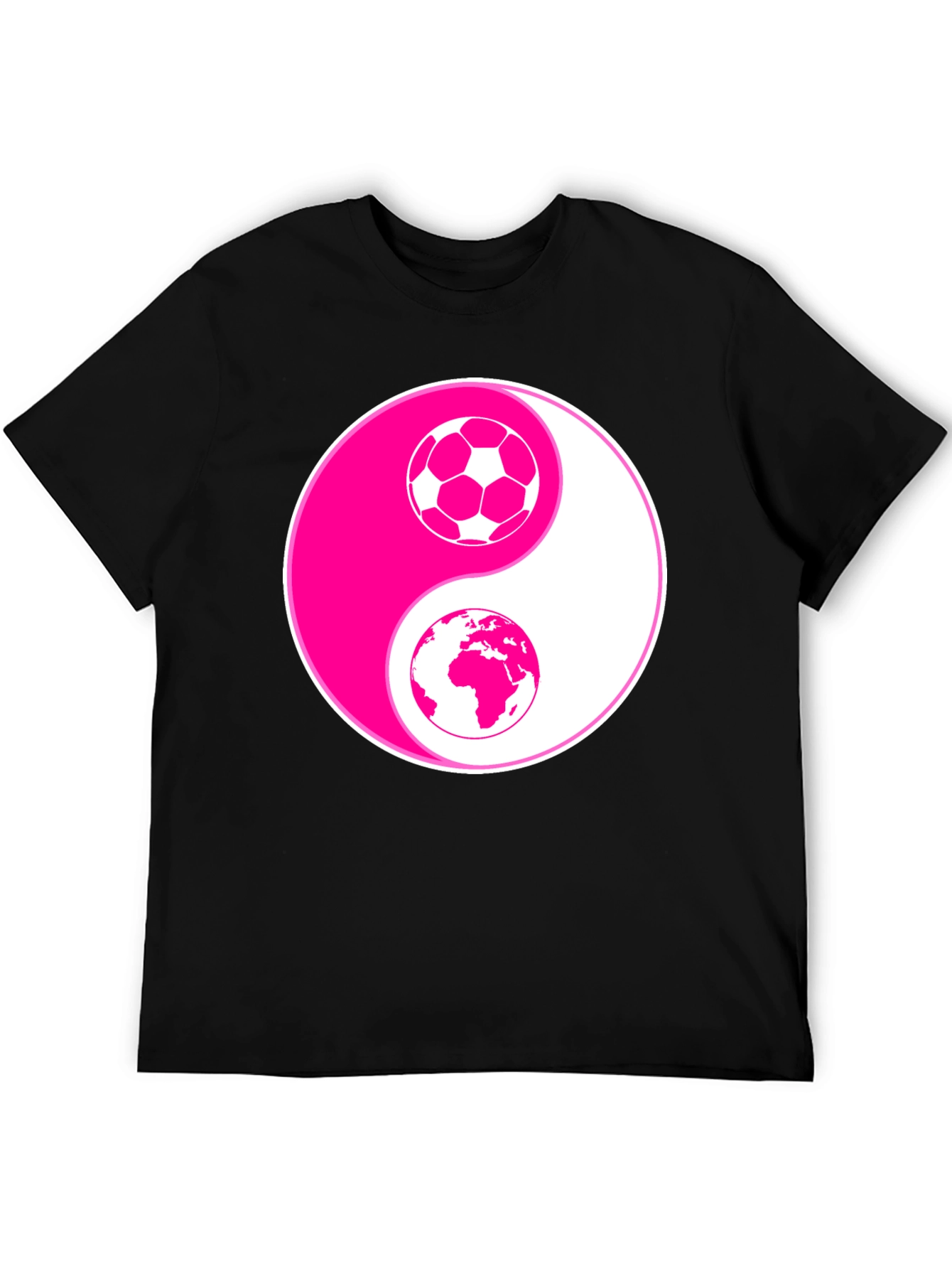 Yin Yang Soccer Earth T-Shirt