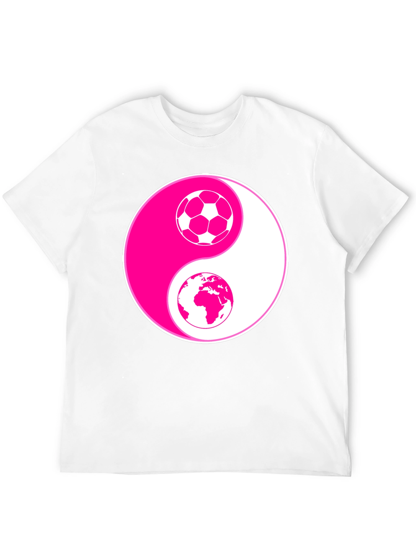 Yin Yang Soccer Earth T-Shirt