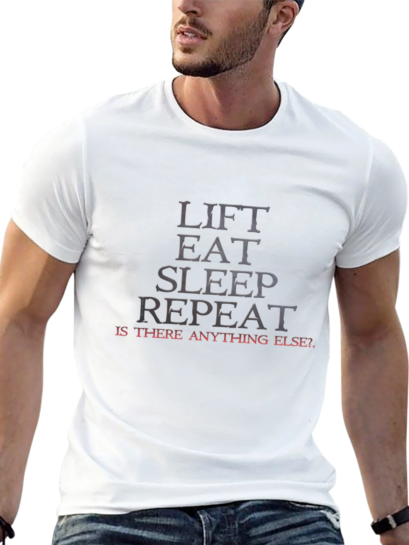 Lift Eat Sleep Repeat Graphic Tee