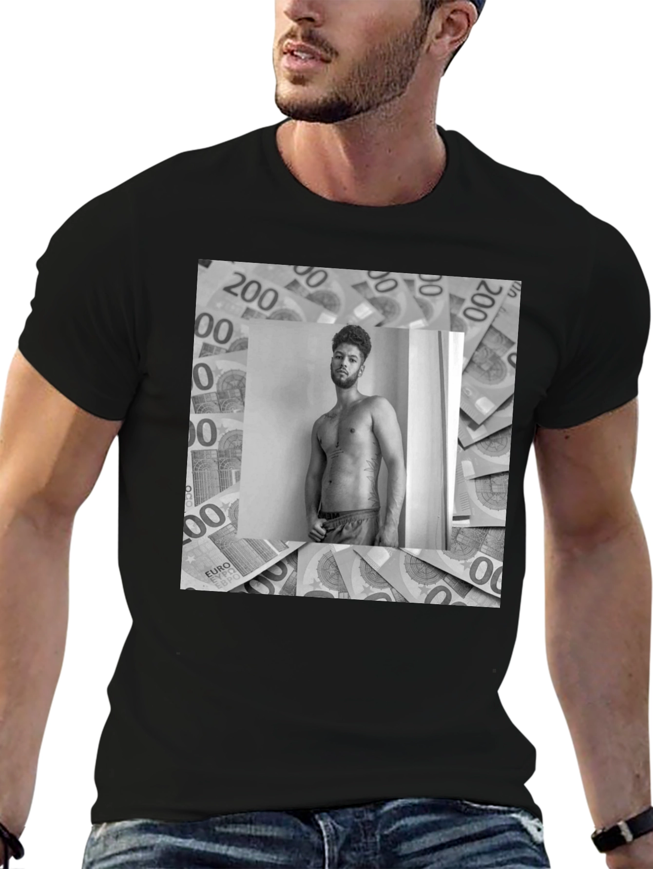 Euro Money Graphic Tee Shirt
