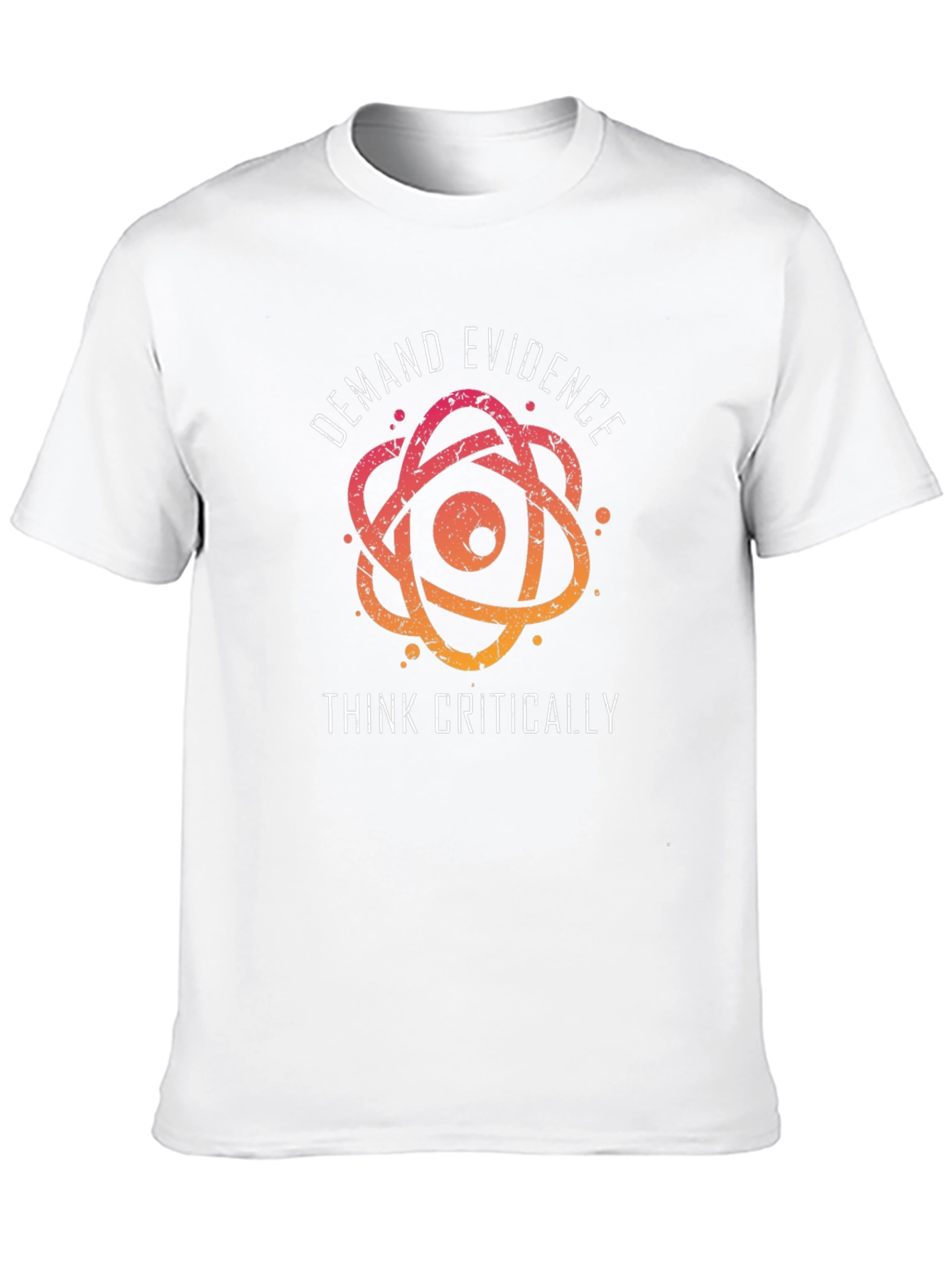Demand Evidence Think Critically Black T-Shirt