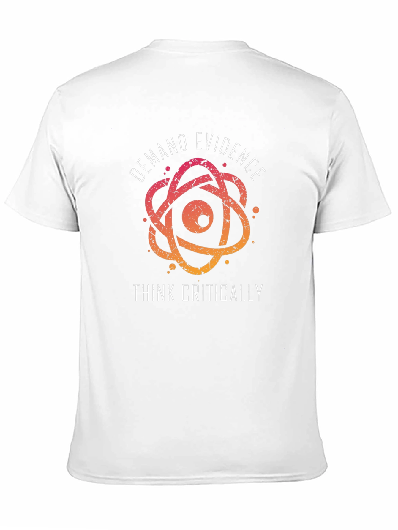 Demand Evidence Think Critically Black T-Shirt