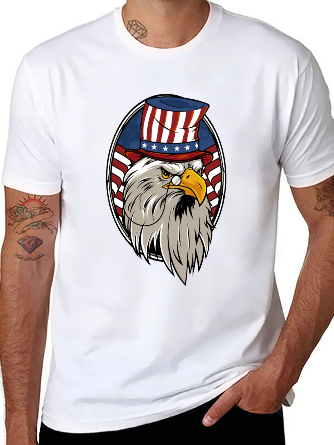 Patriotic Eagle T-Shirt - American Pride