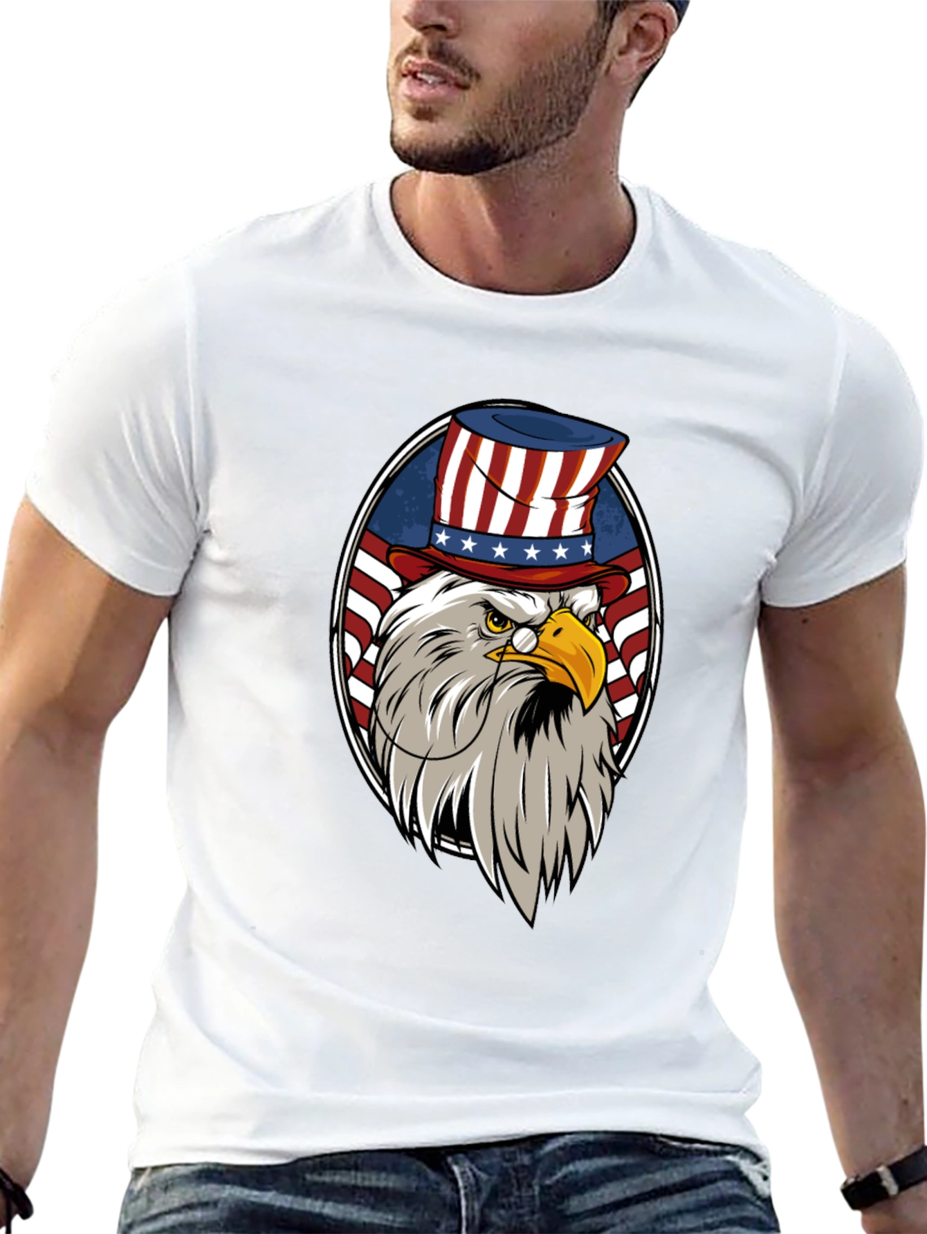 Patriotic Eagle T-Shirt - American Pride