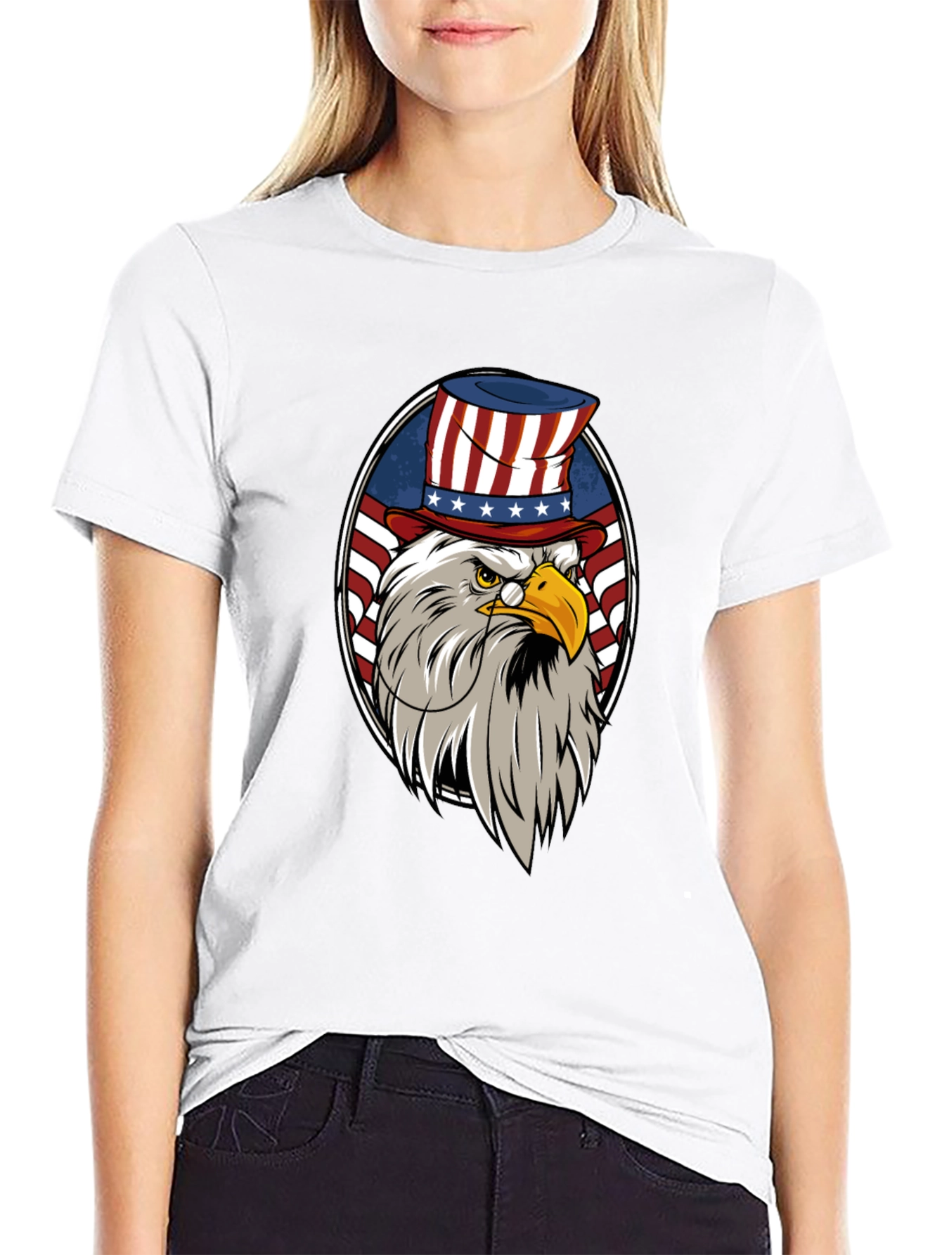 Patriotic Eagle T-Shirt - American Pride