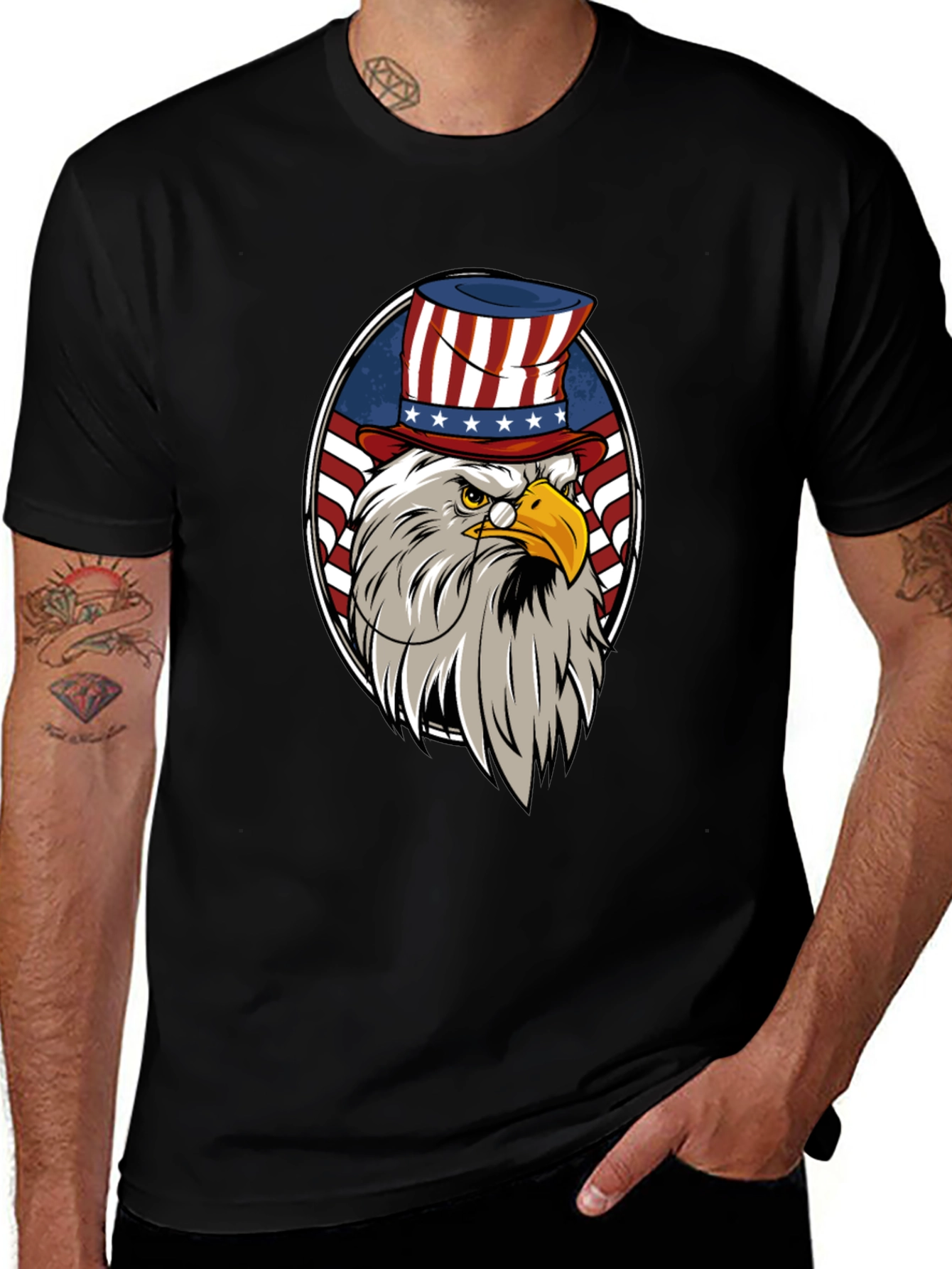 Patriotic Eagle T-Shirt - American Pride