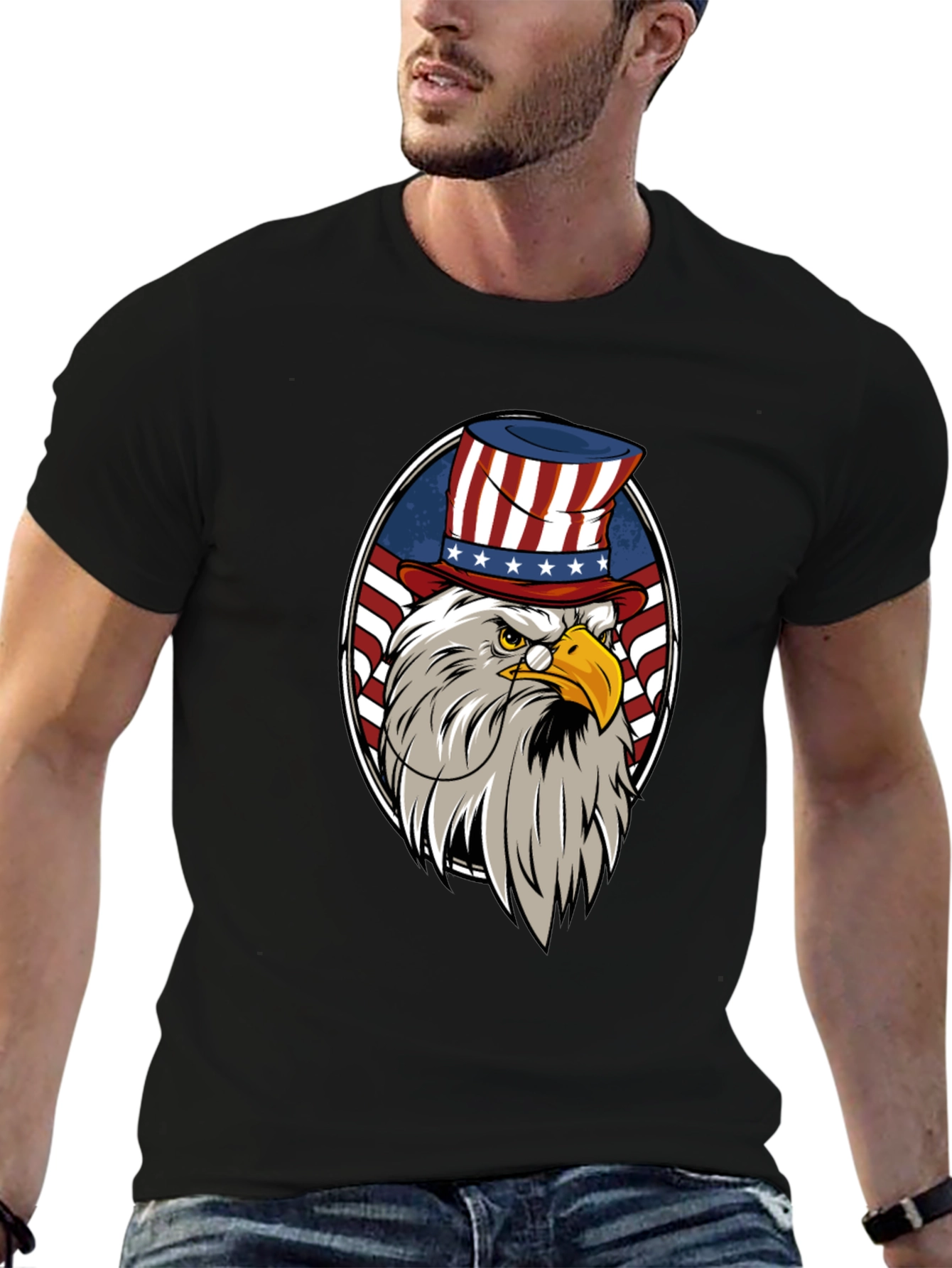 Patriotic Eagle T-Shirt - American Pride