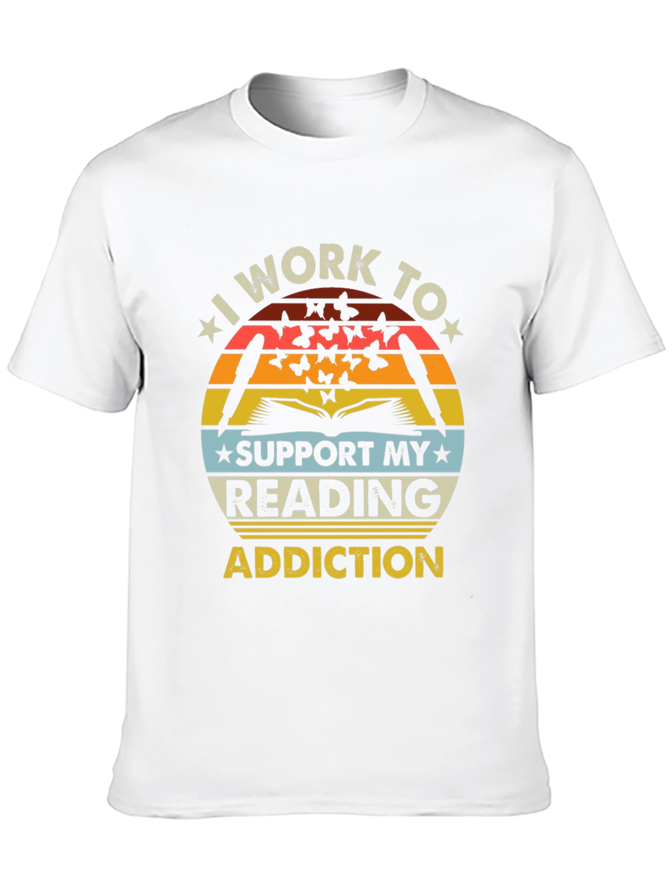 Reading Addiction T-Shirt - Book Lover Tee