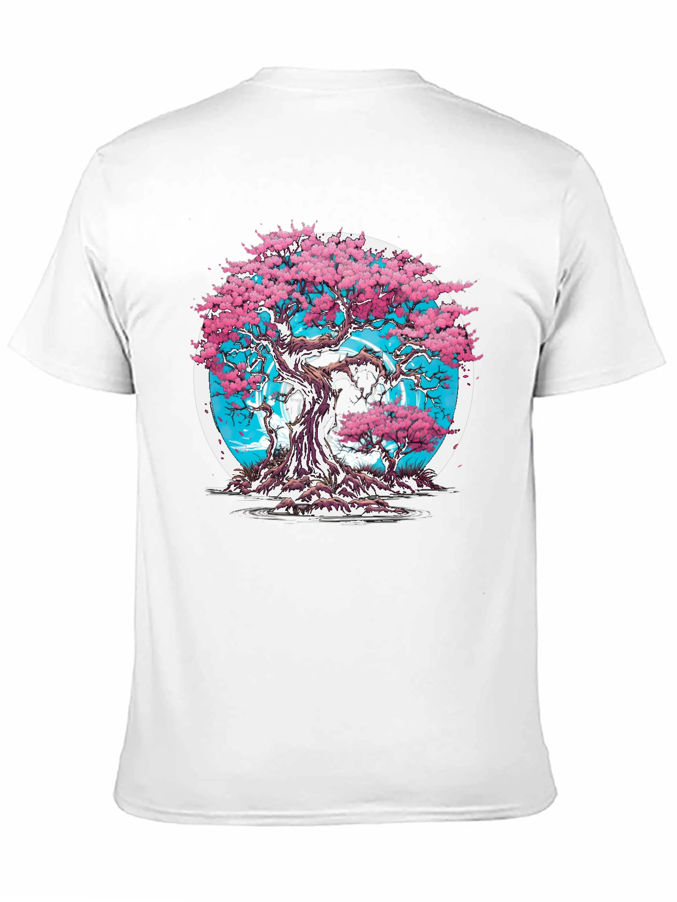 Cherry Blossom Tree Graphic T-Shirt
