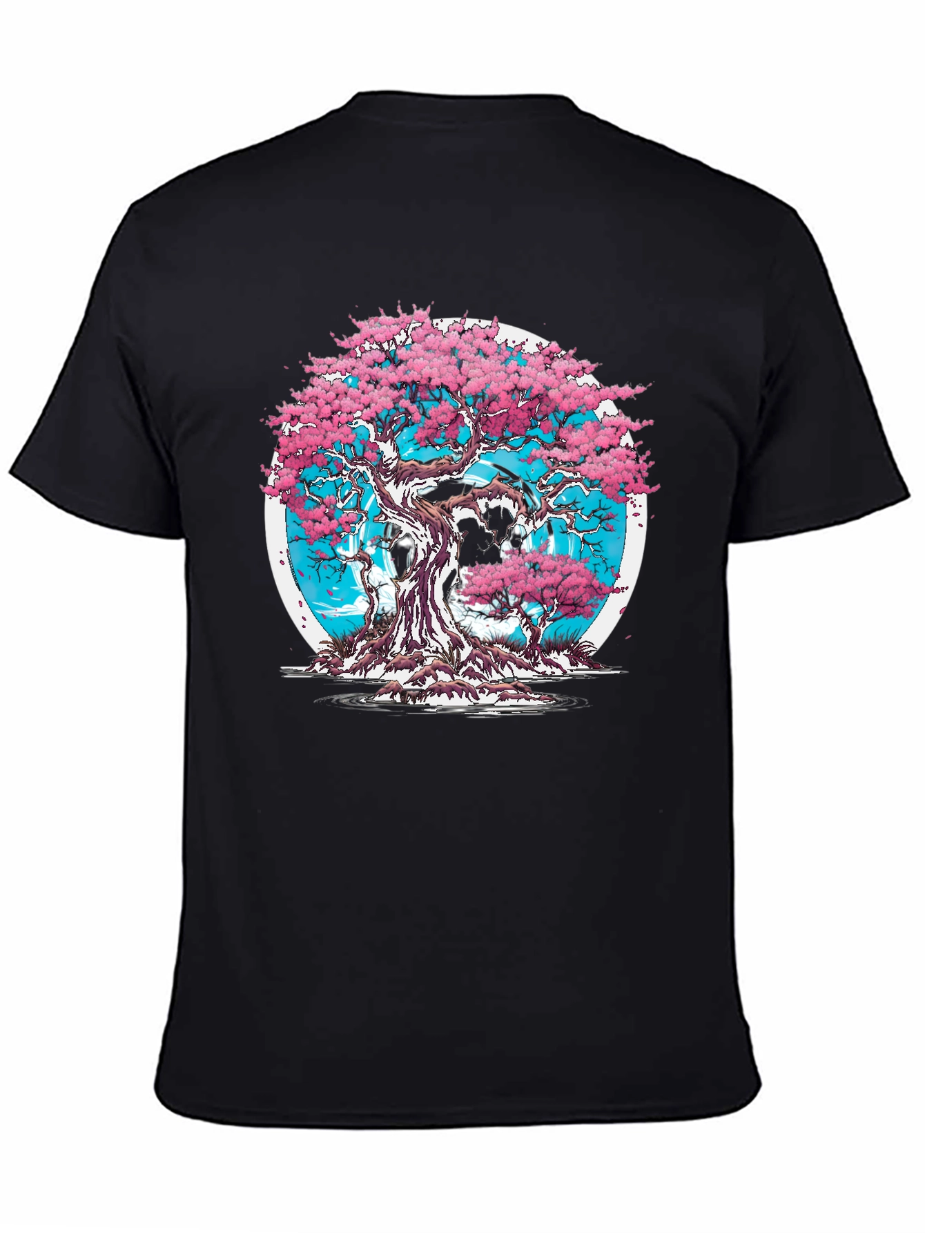 Cherry Blossom Tree Graphic T-Shirt
