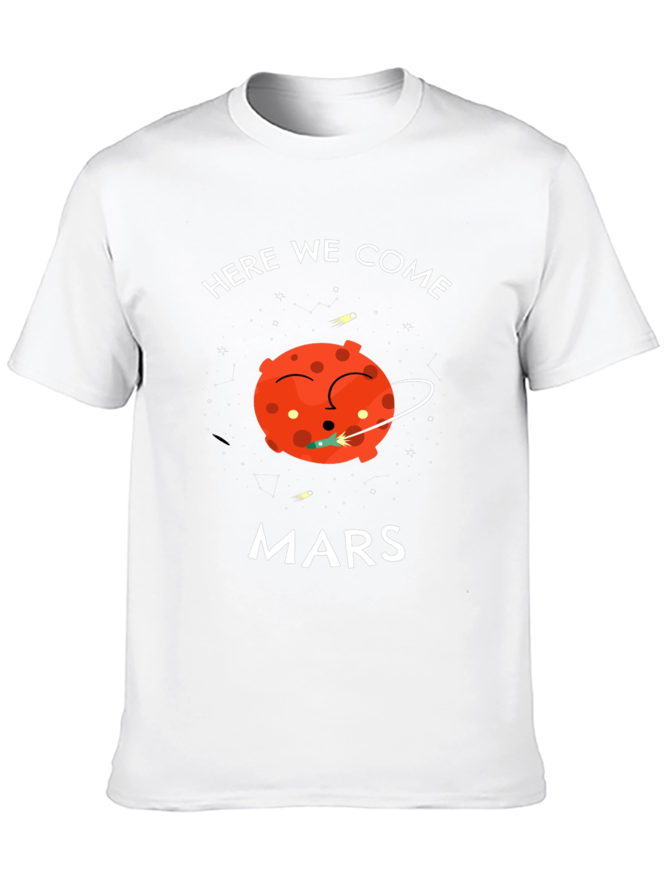 Here We Come Mars Graphic T-Shirt