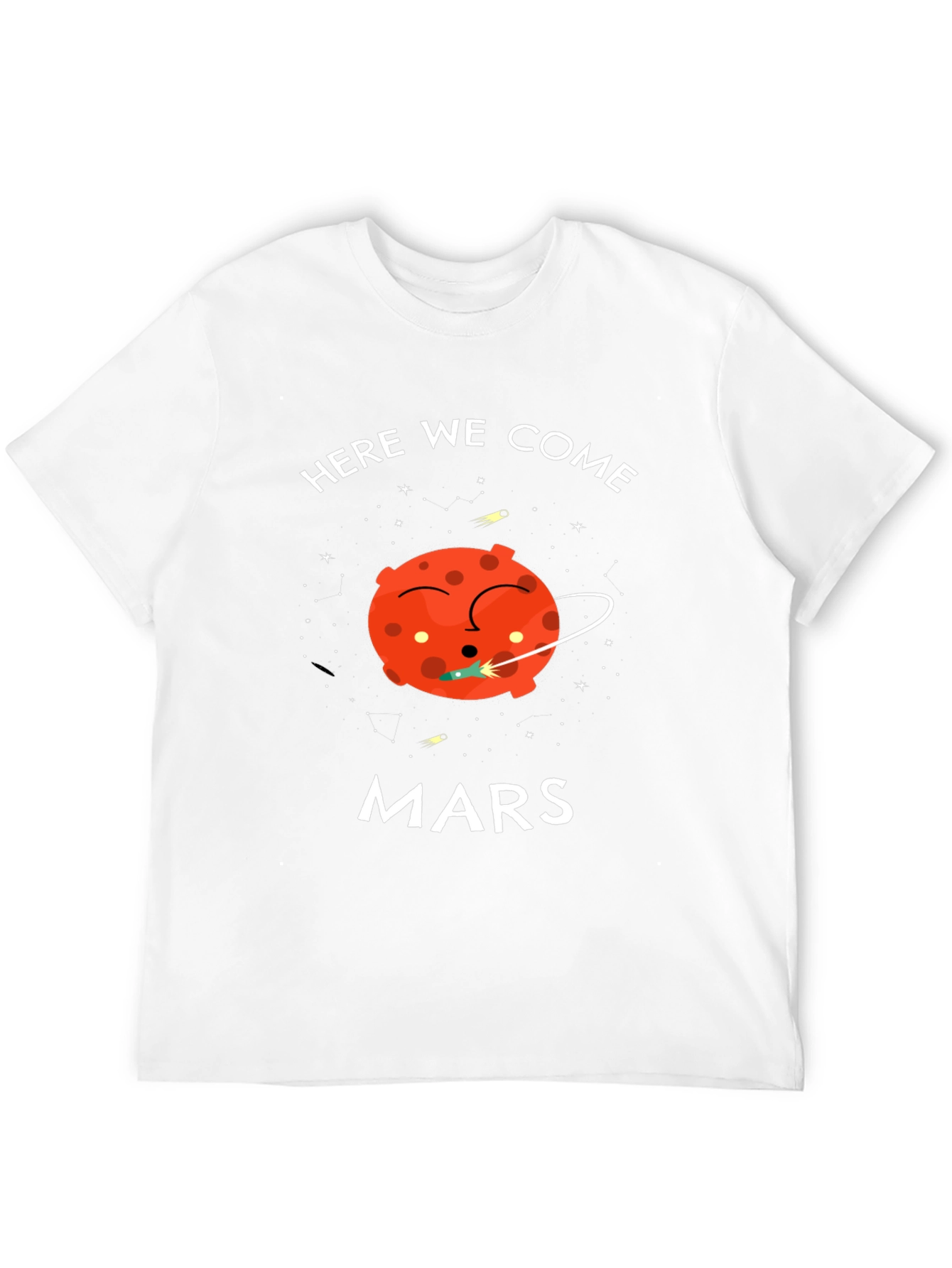 Here We Come Mars Graphic T-Shirt