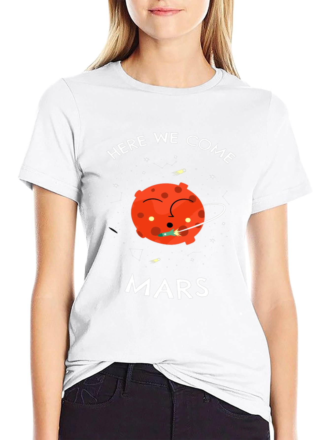 Here We Come Mars Graphic T-Shirt