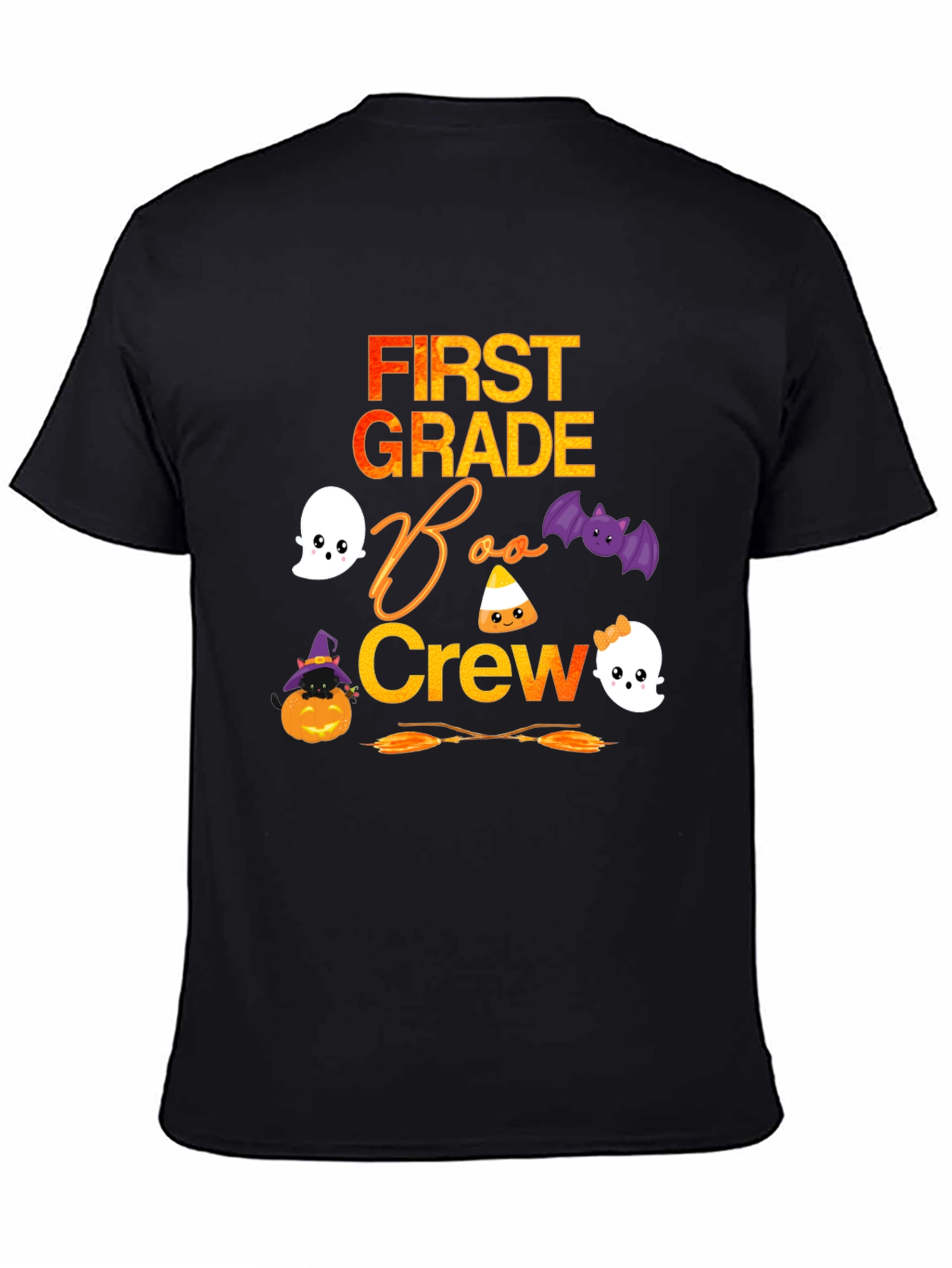 First Grade Boo Crew Halloween T-Shirt