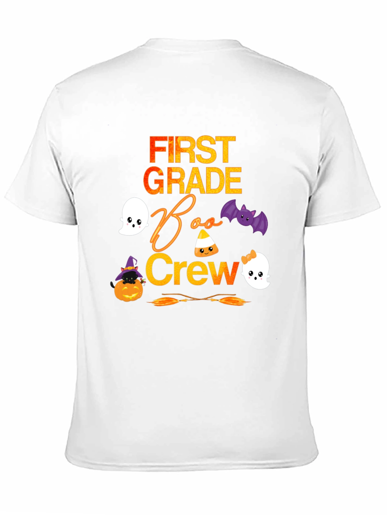 First Grade Boo Crew Halloween T-Shirt