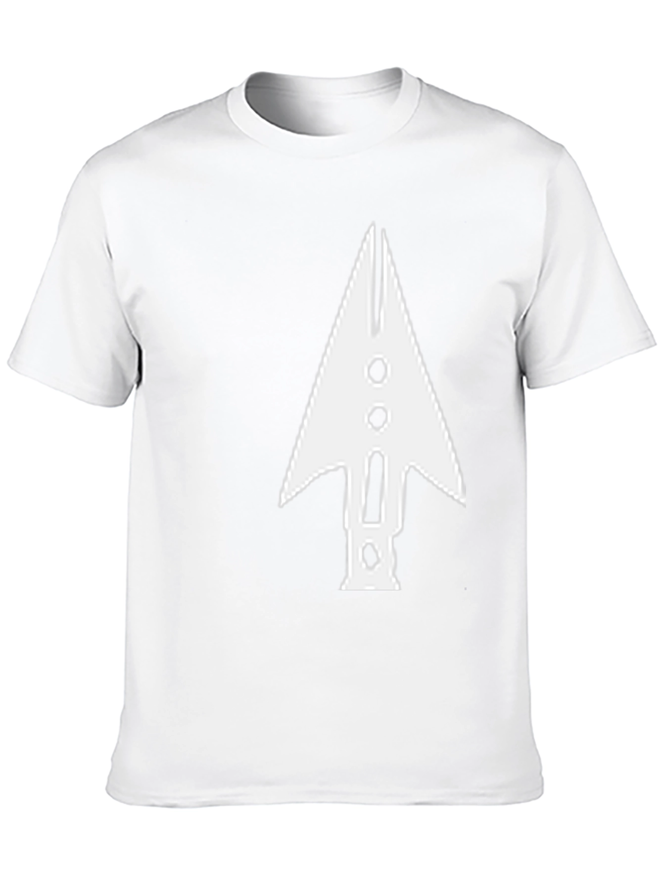 Arrowhead Graphic Tee - Black Cotton Casual Wear