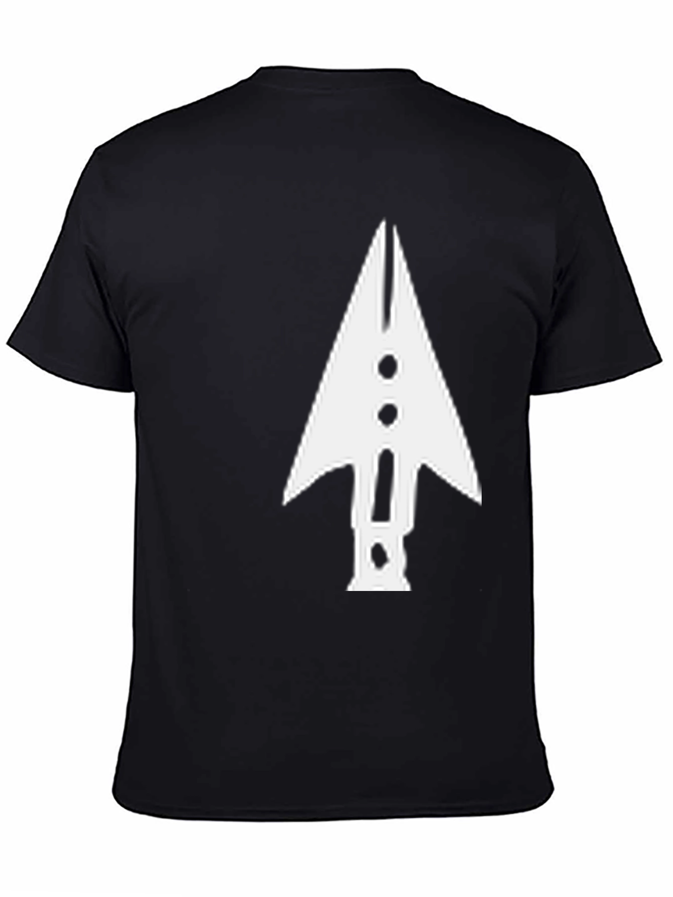 Arrowhead Graphic Tee - Black Cotton Casual Wear