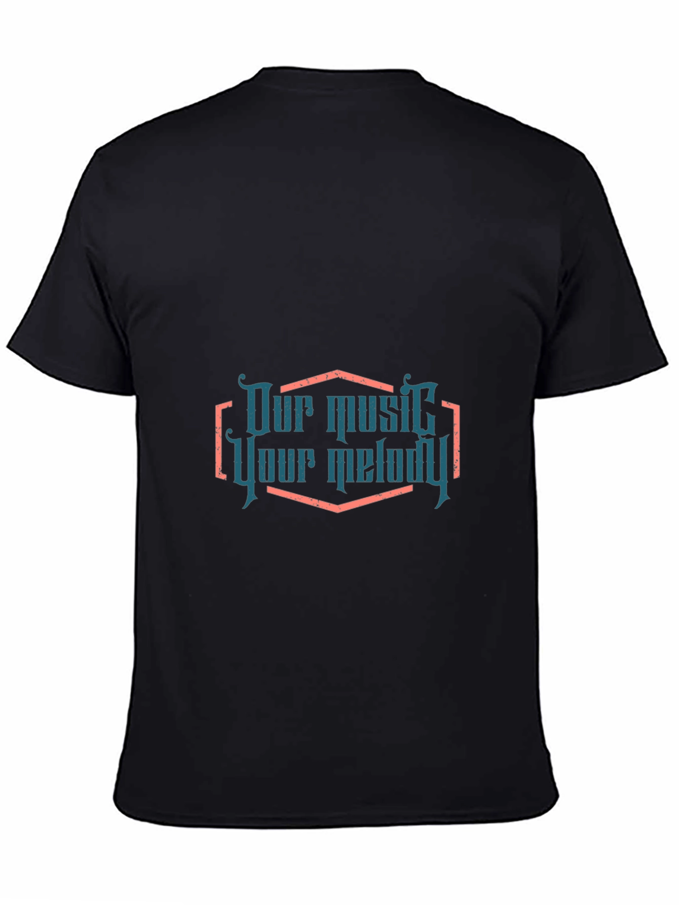 Our Music Your Melody Black Graphic Tee
