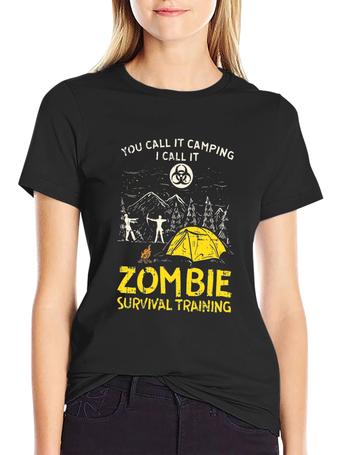 Zombie Survival Training Graphic Tee