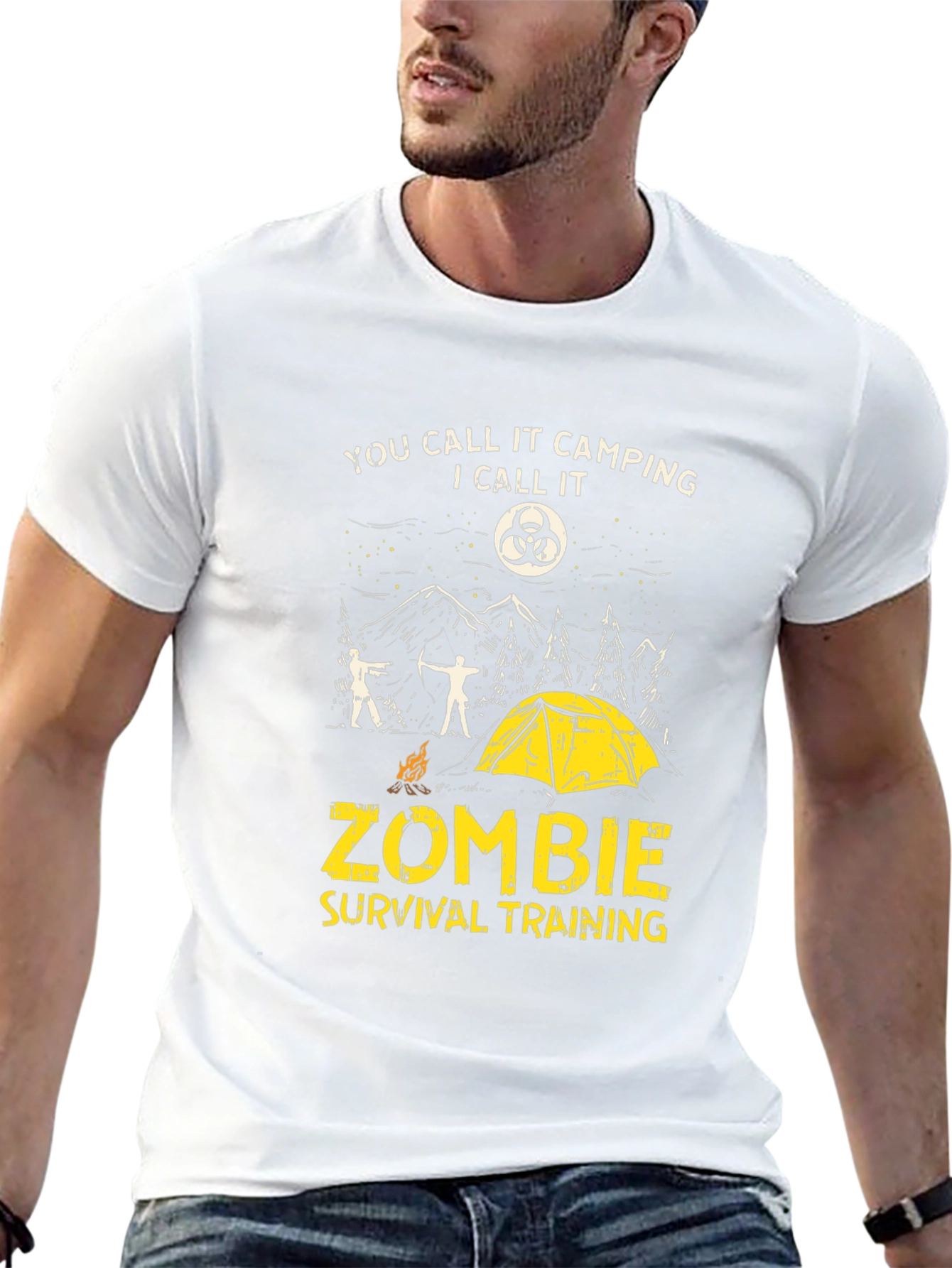 Zombie Survival Training Graphic Tee