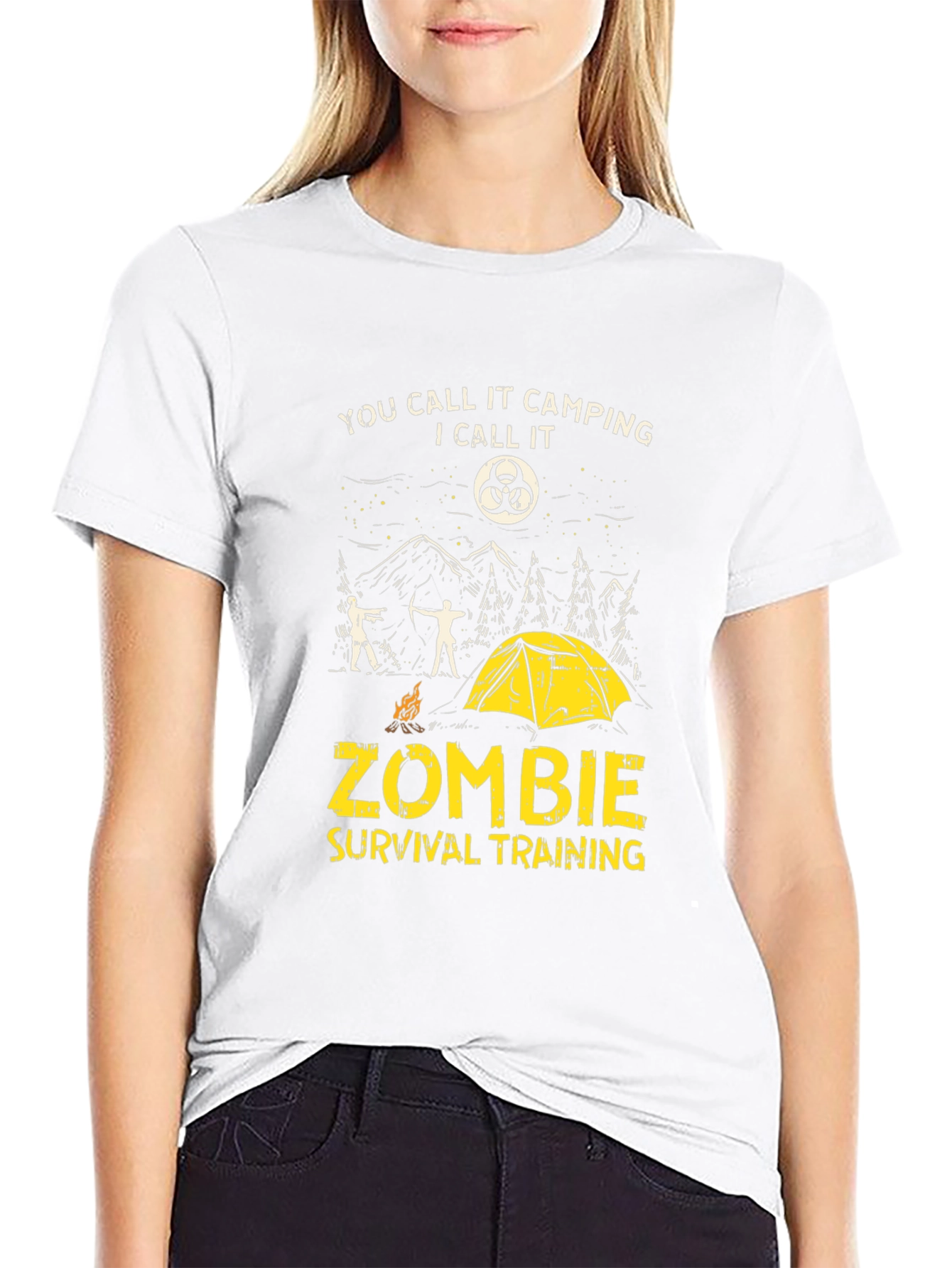 Zombie Survival Training Graphic Tee