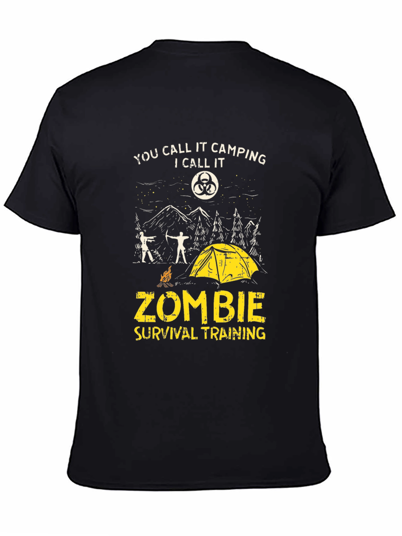 Zombie Survival Training Graphic Tee