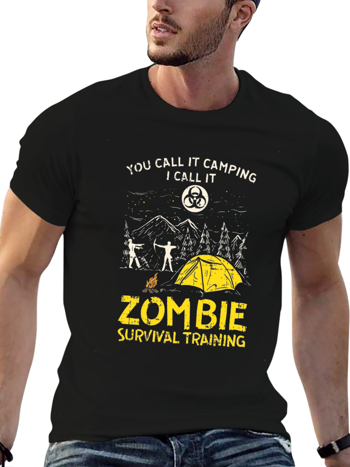 Zombie Survival Training Graphic Tee