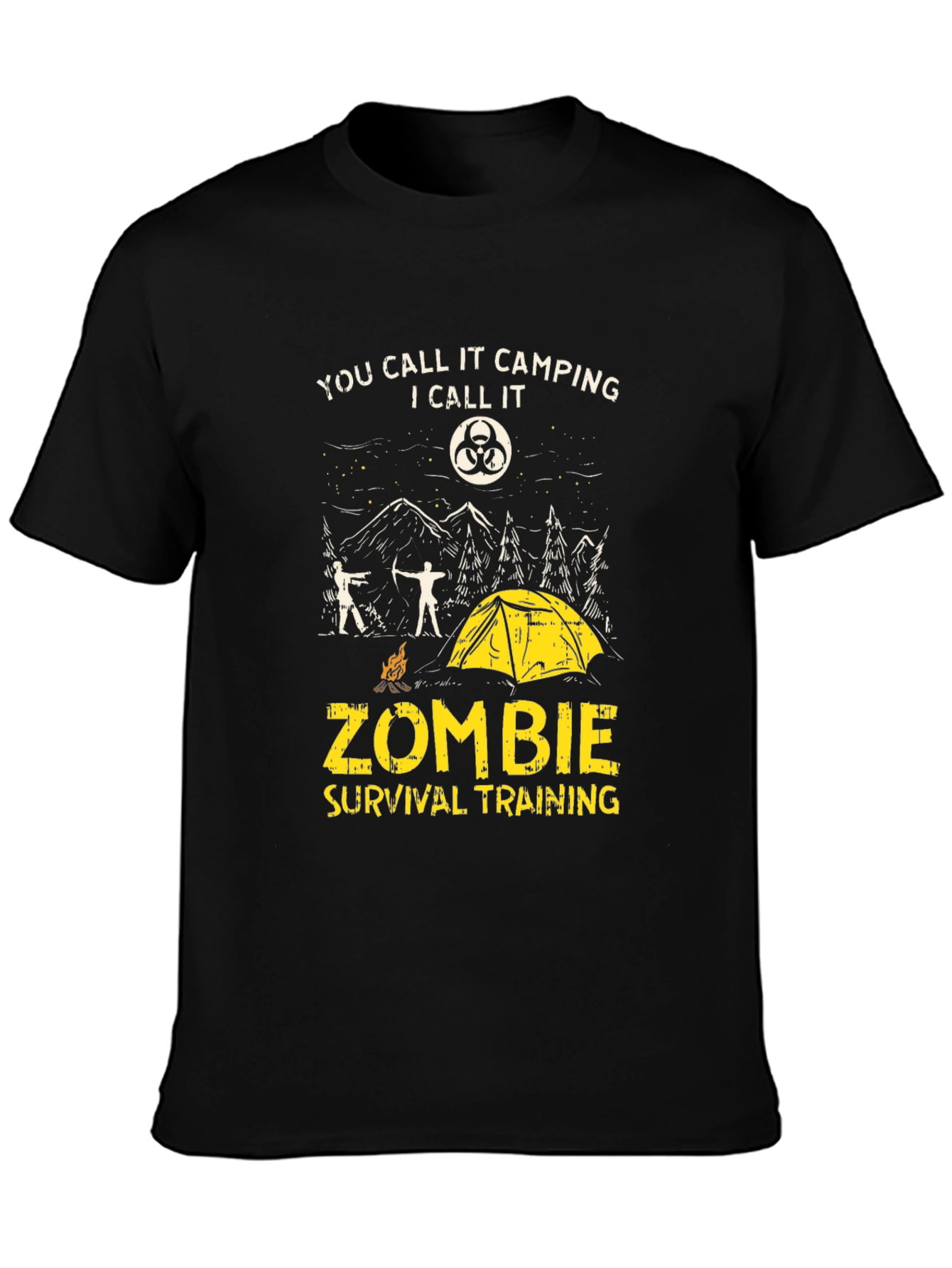 Zombie Survival Training Graphic Tee