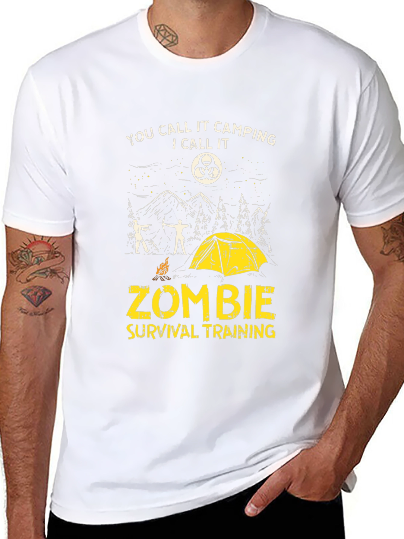 Zombie Survival Training Graphic Tee