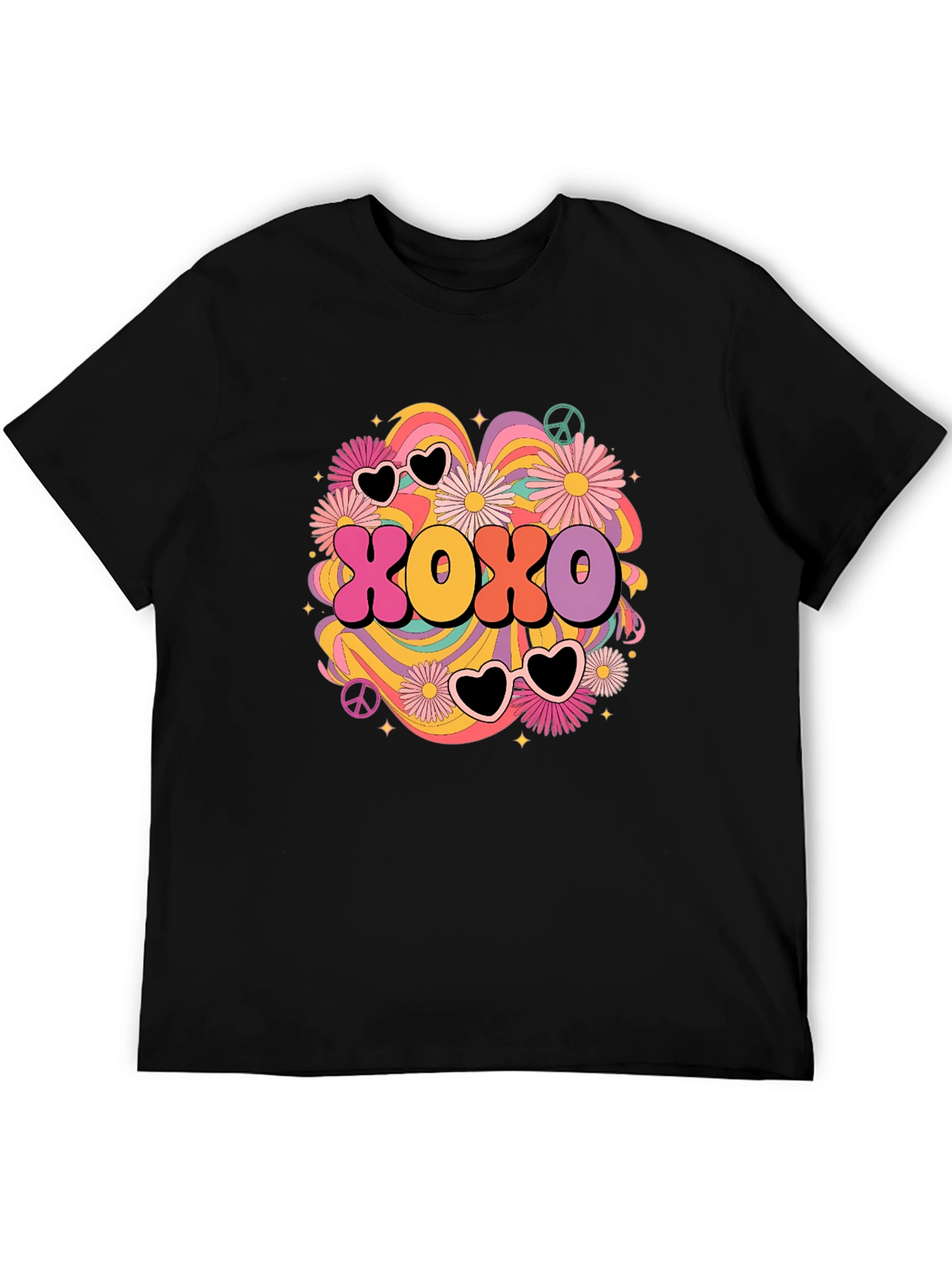XOXO Retro Graphic Tee - Hugs & Kisses T-Shirt