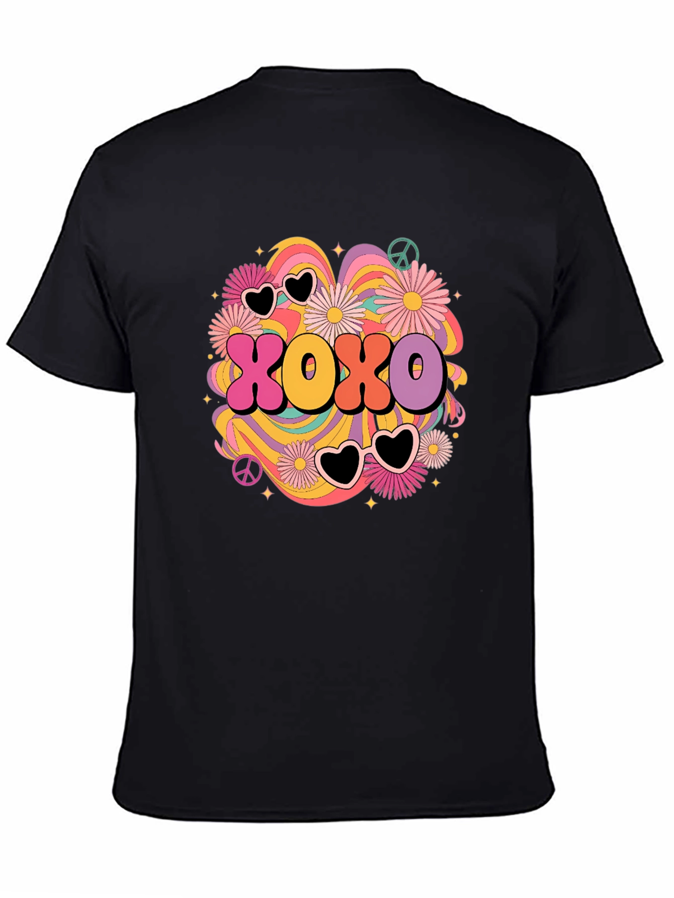 XOXO Retro Graphic Tee - Hugs & Kisses T-Shirt