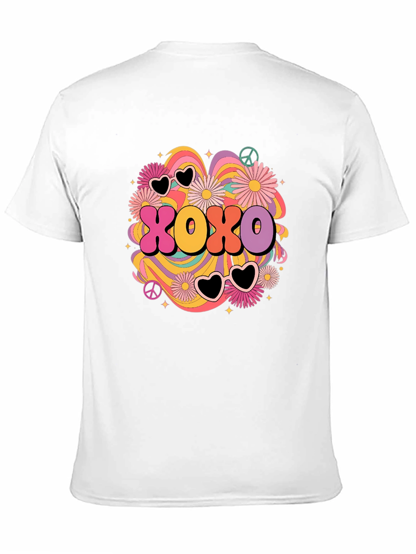 XOXO Retro Graphic Tee - Hugs & Kisses T-Shirt