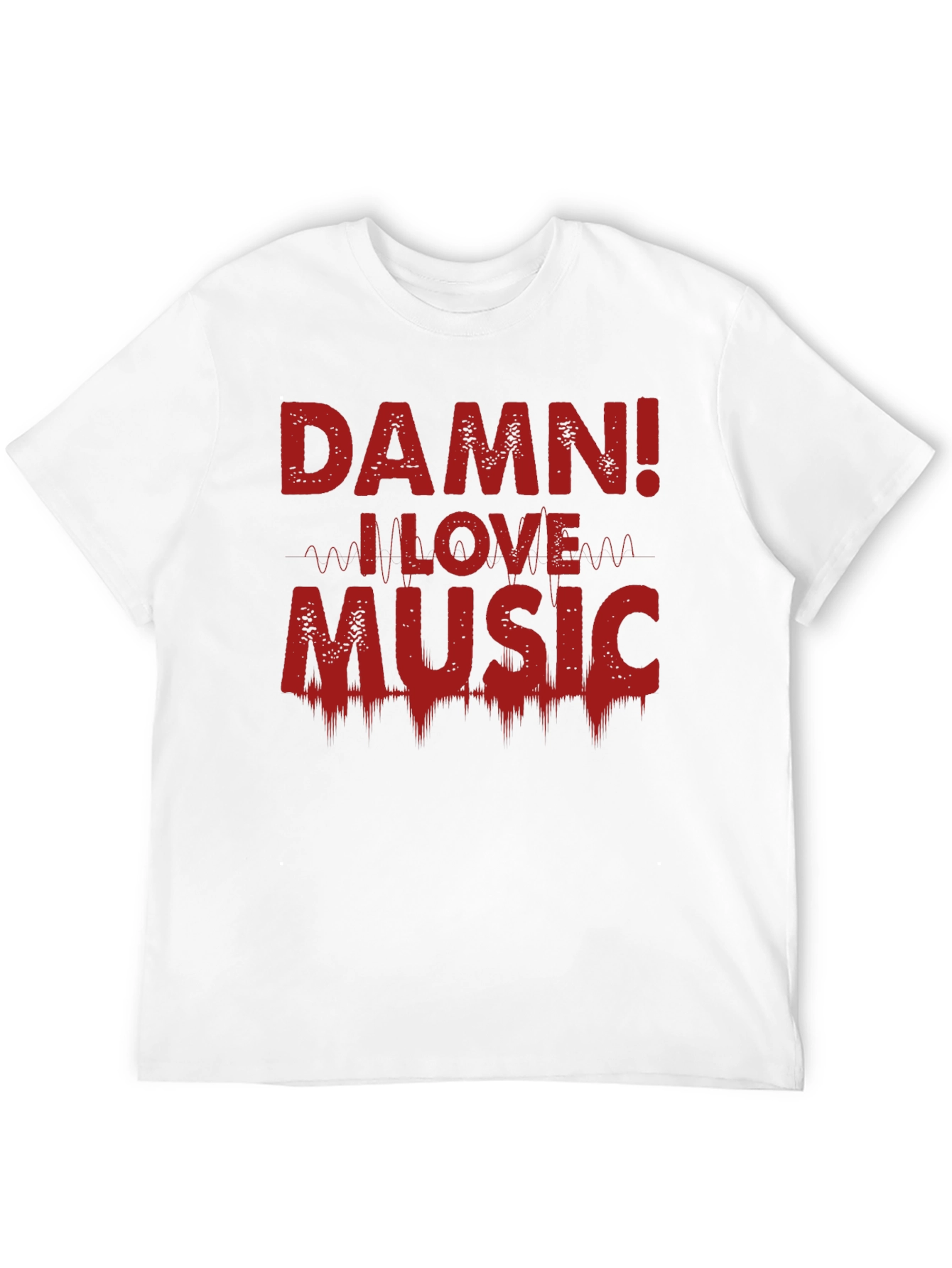 Damn! I Love Music Graphic Tee