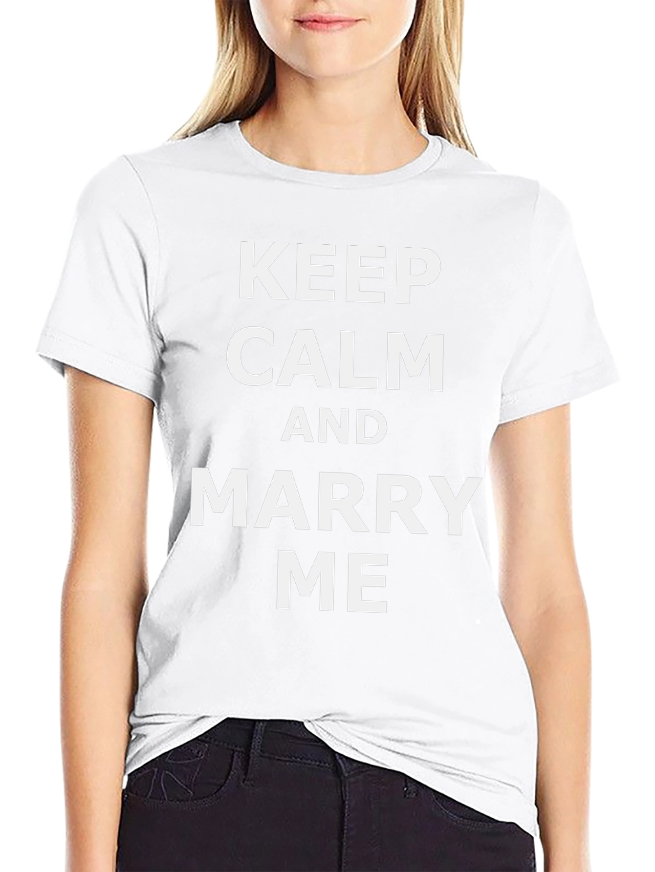 Keep Calm and Marry Me T-Shirt