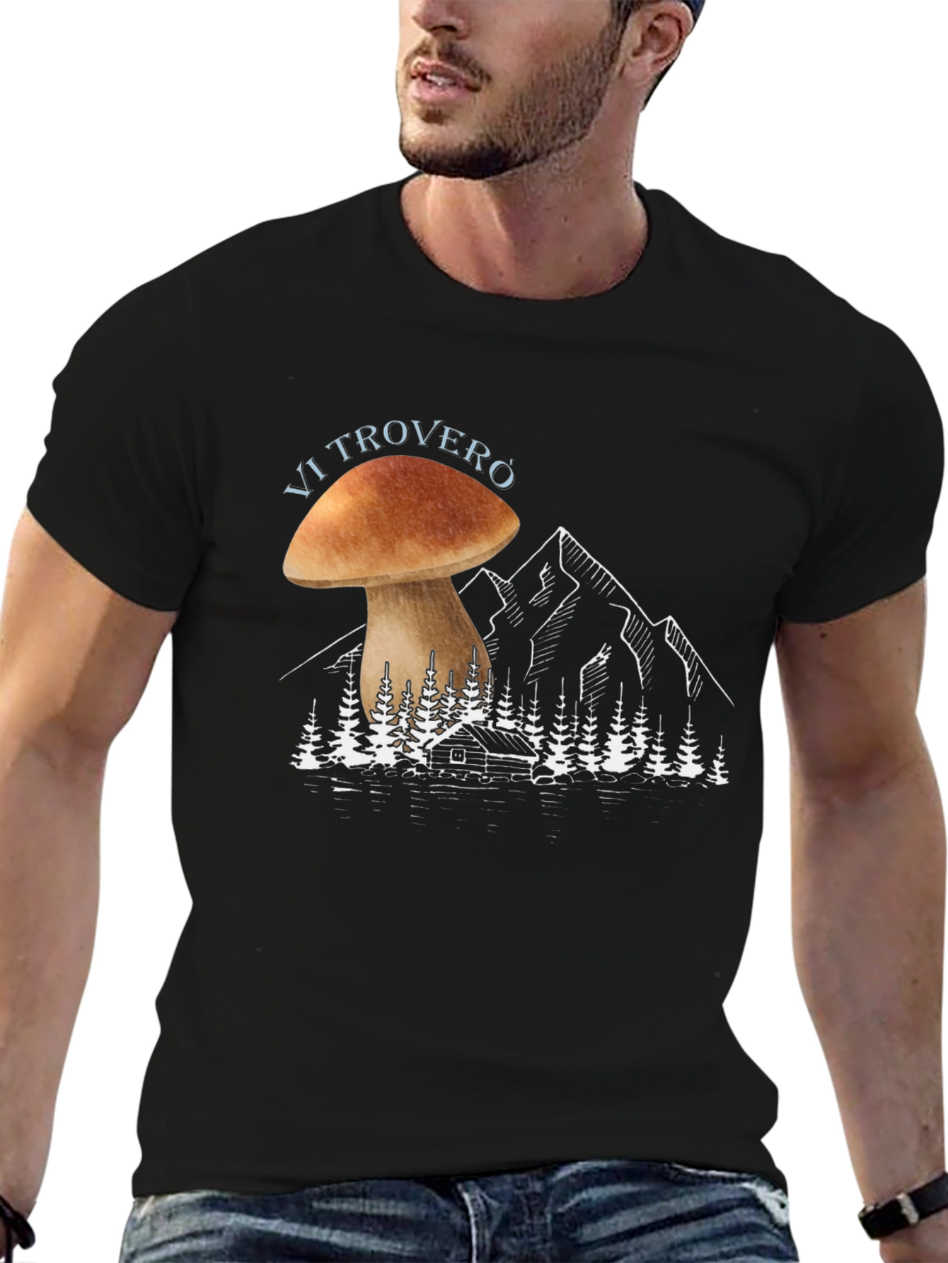 Mushroom Mountain Graphic Tee