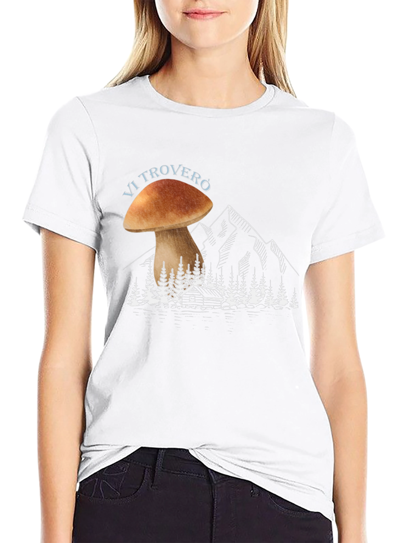 Mushroom Mountain Graphic Tee