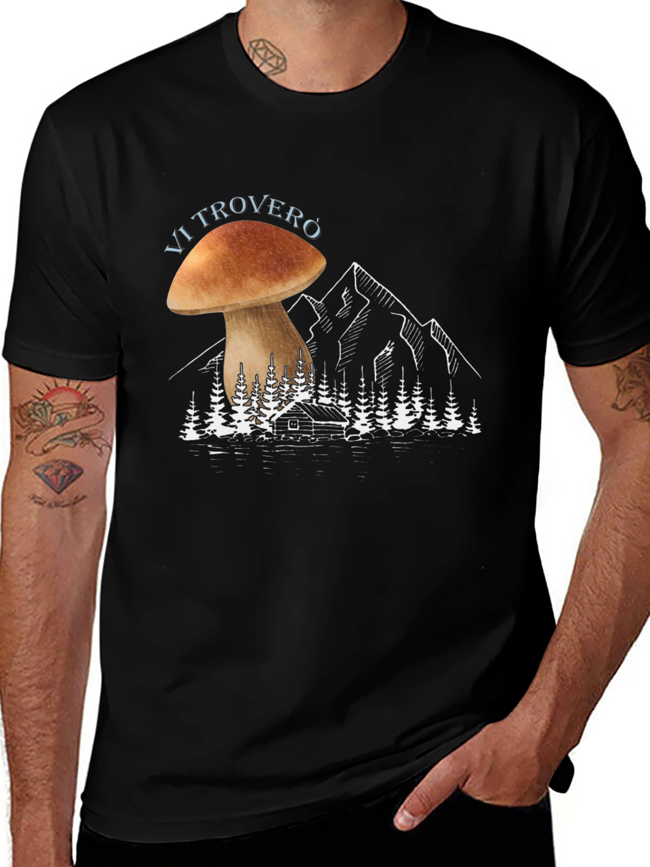 Mushroom Mountain Graphic Tee