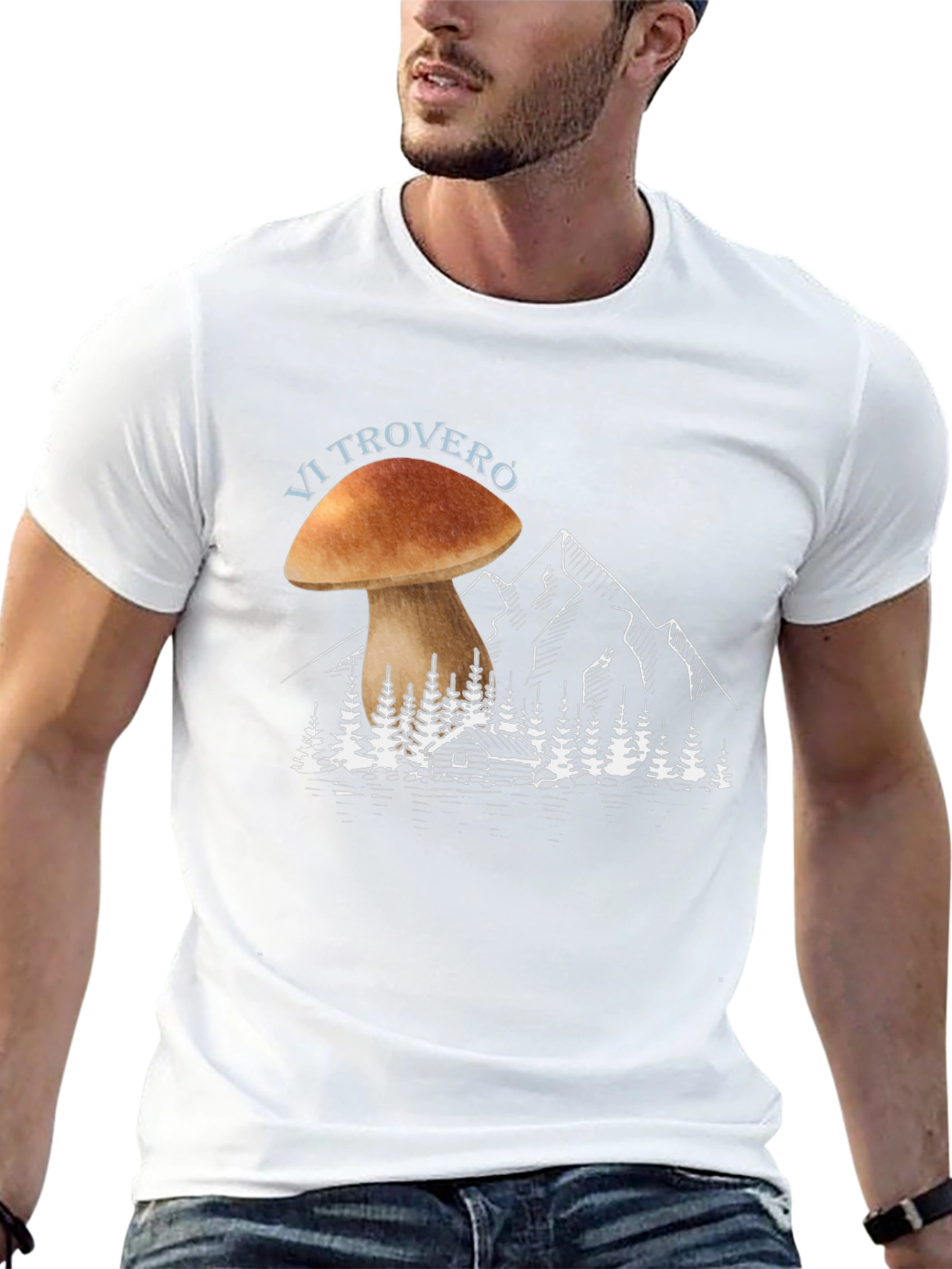Mushroom Mountain Graphic Tee