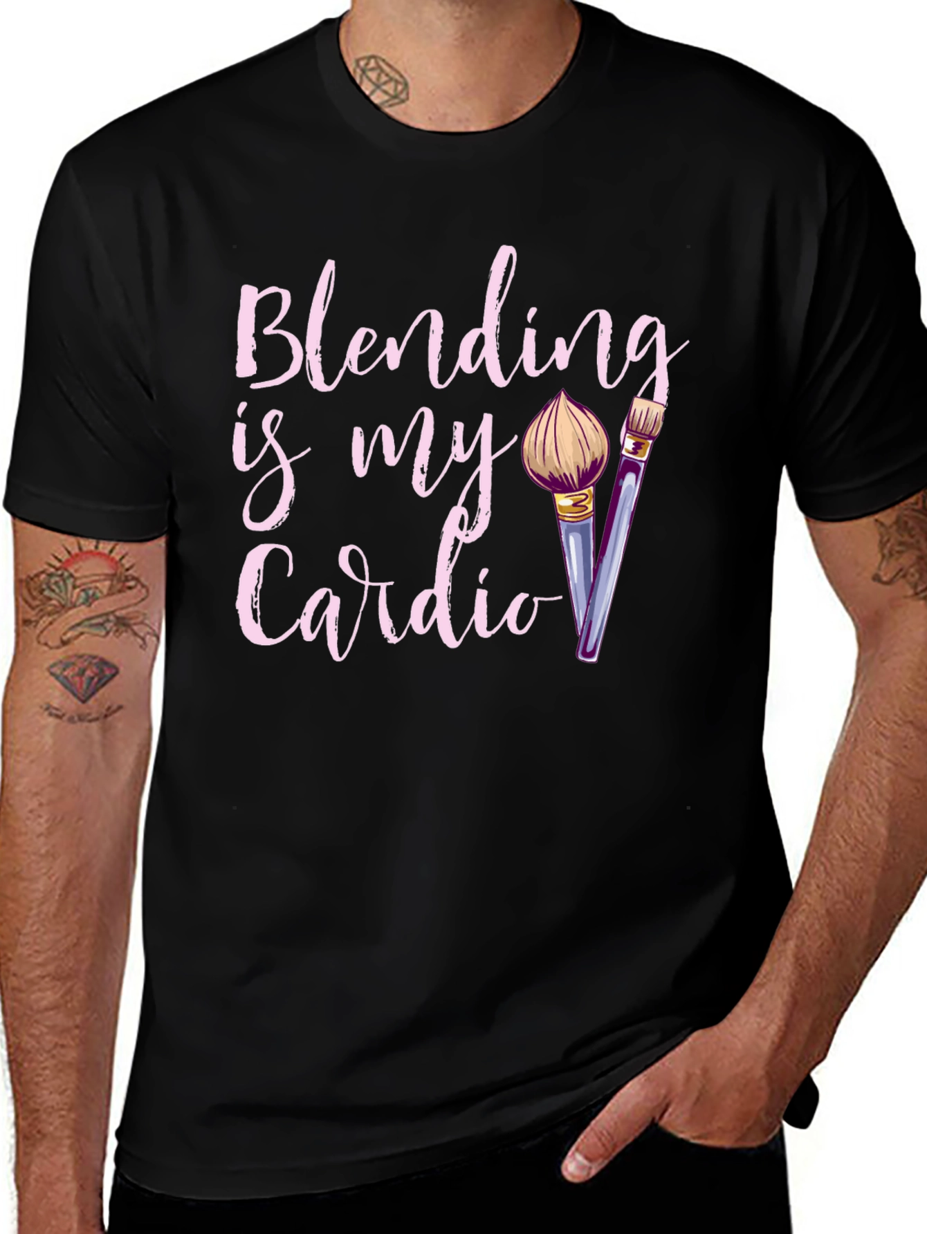 Blending Is My Cardio Graphic Tee