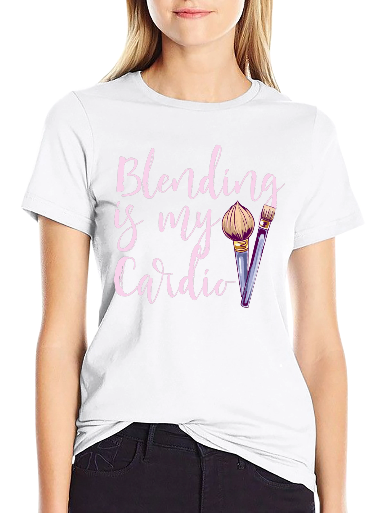 Blending Is My Cardio Graphic Tee