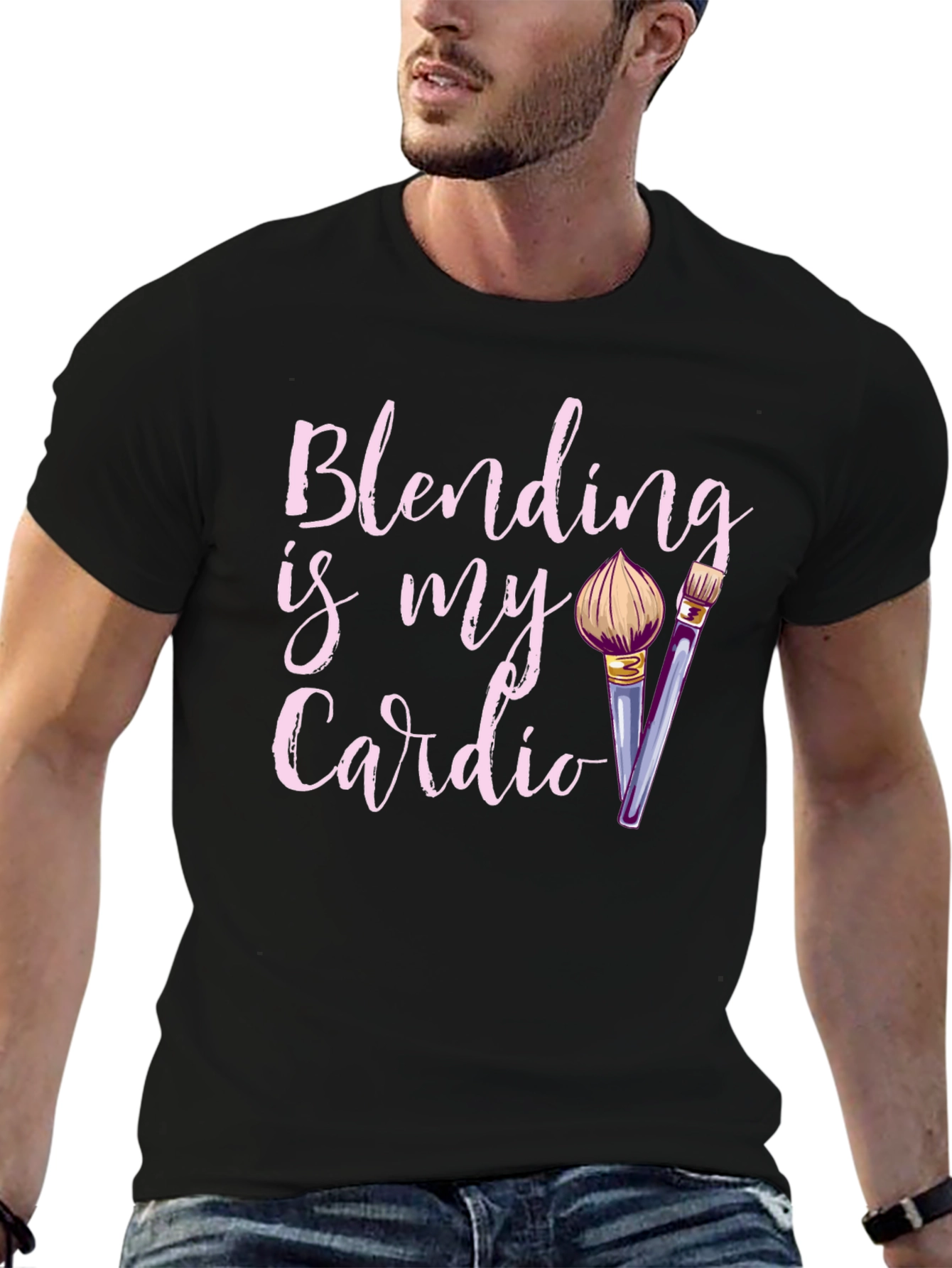 Blending Is My Cardio Graphic Tee