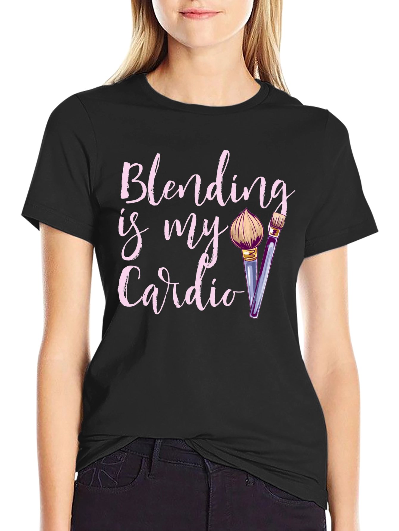 Blending Is My Cardio Graphic Tee
